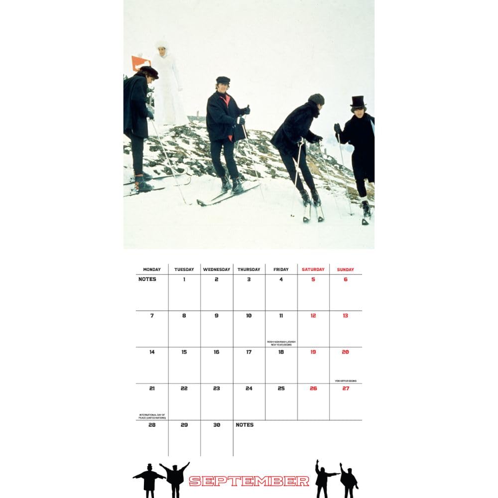 2026 The Beatles - Collector's Edition Record Sleeve - Square Wall Calendar