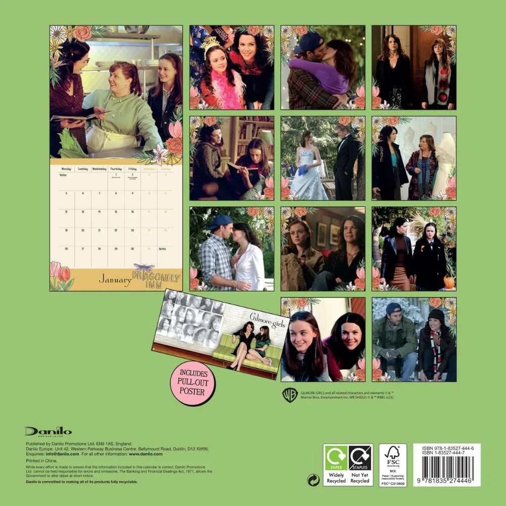 2026 Gilmore Girls - Square Wall Calendar