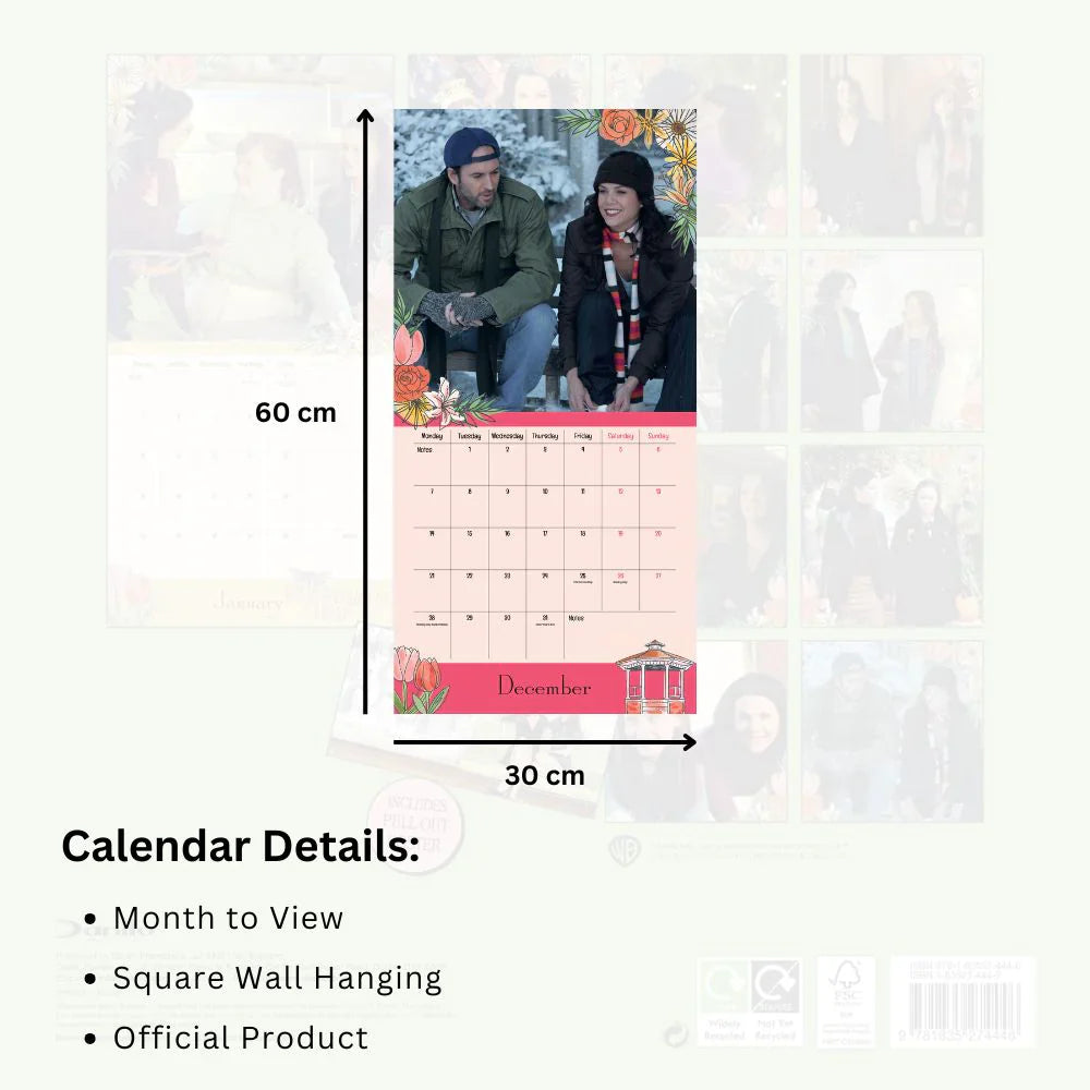 2026 Gilmore Girls - Square Wall Calendar