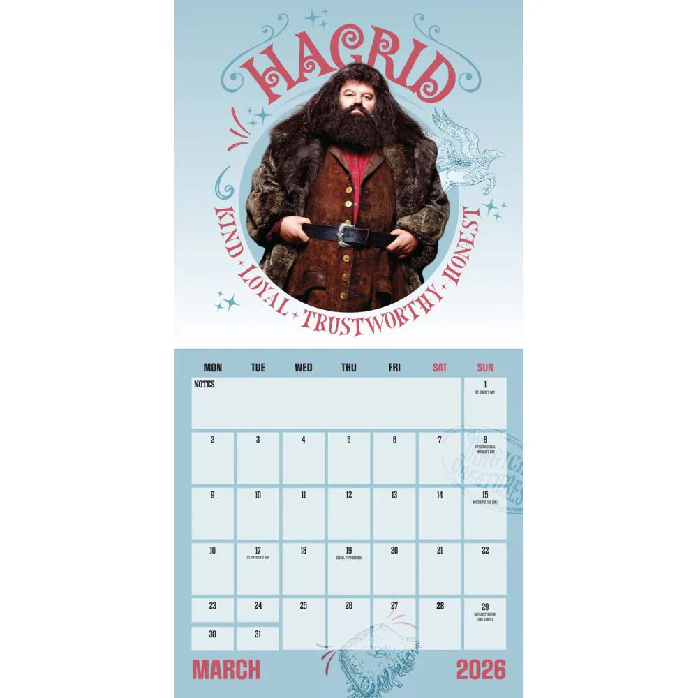 2026 Harry Potter - Square Wall Calendar