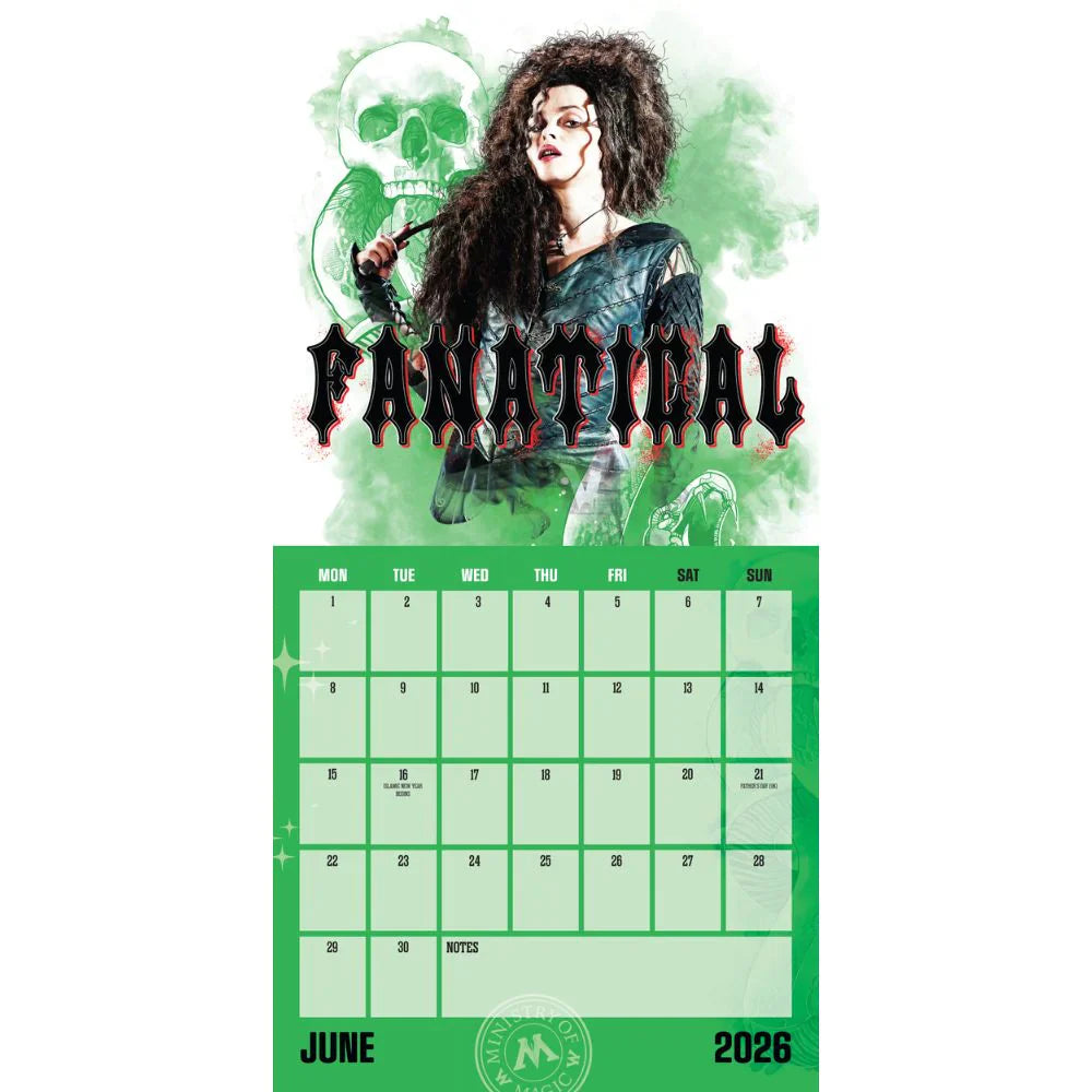 2026 Harry Potter - Square Wall Calendar