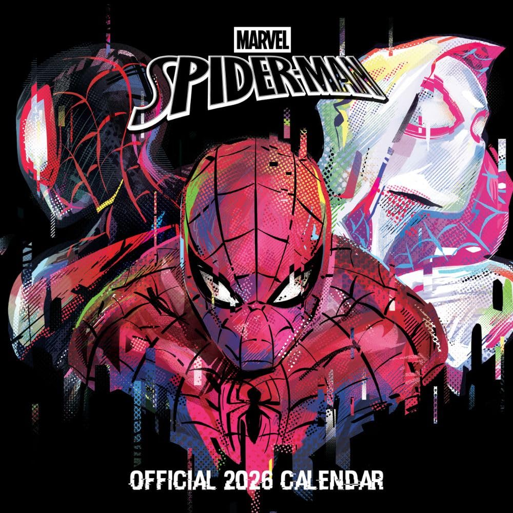 2026 Spider-Man - Square Wall Calendar