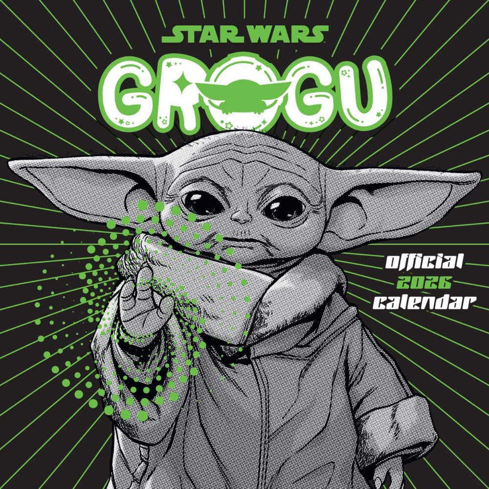 2026 Star Wars - Grogu - Square Wall Calendar