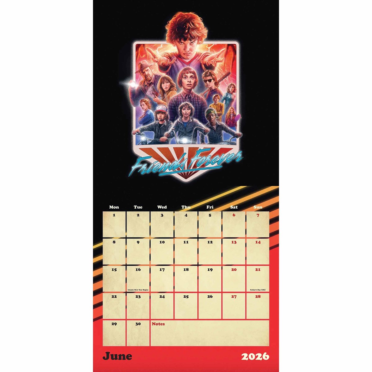 2026 Stranger Things - Square Wall Calendar