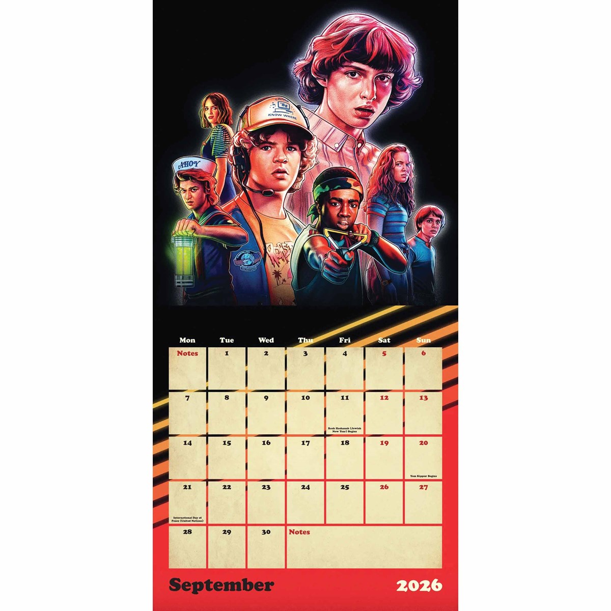 2026 Stranger Things - Square Wall Calendar