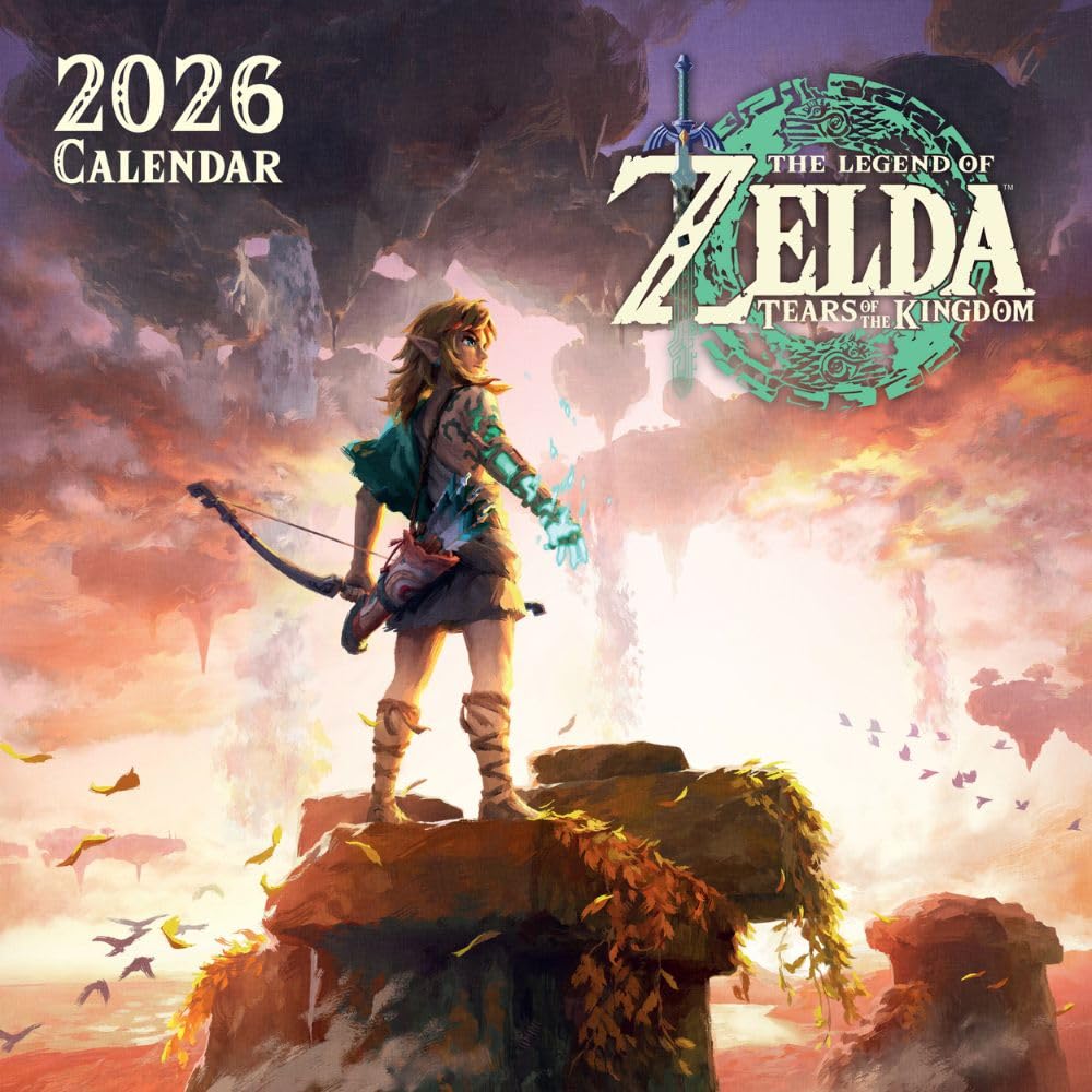 2026 The Legend Of Zelda - Square Wall Calendar
