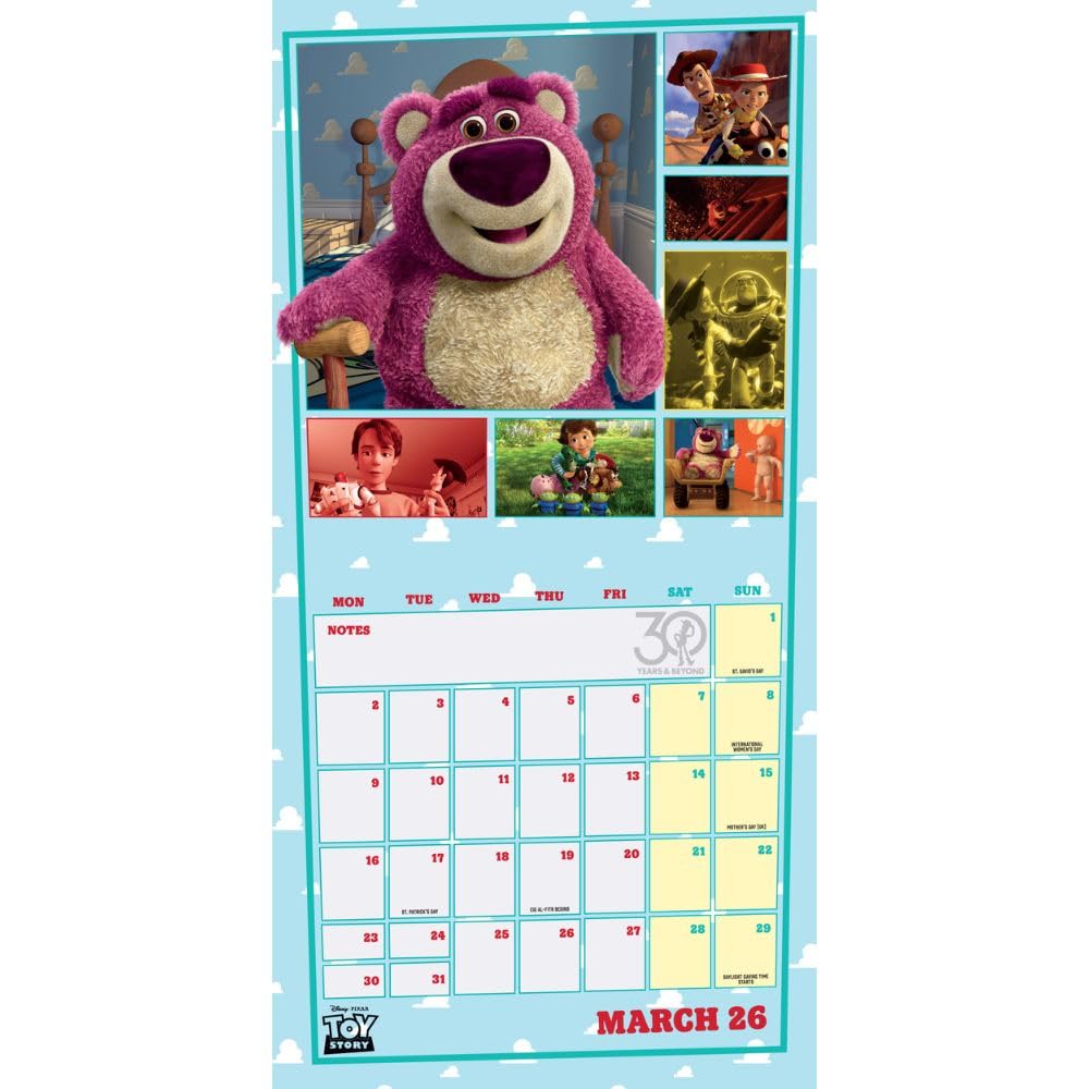 2026 Toy Story - Square Wall Calendar