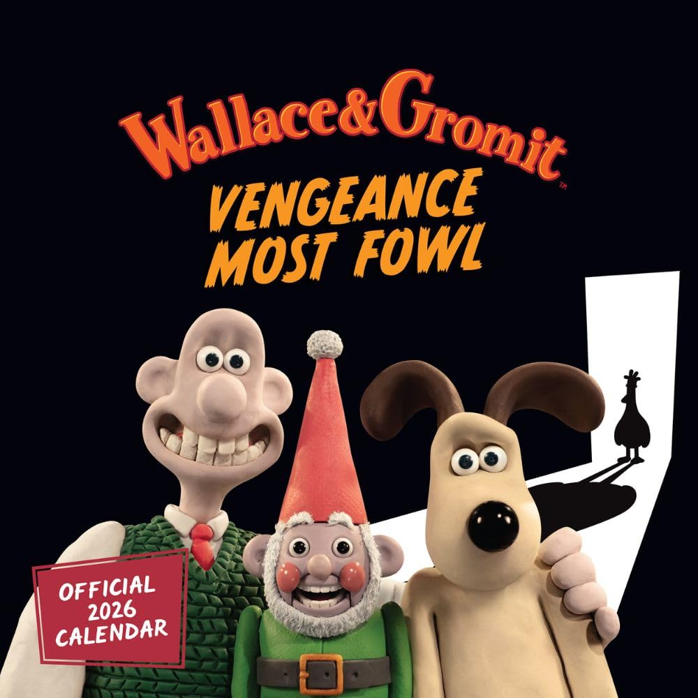 2026 Wallace & Gromit - Square Wall Calendar