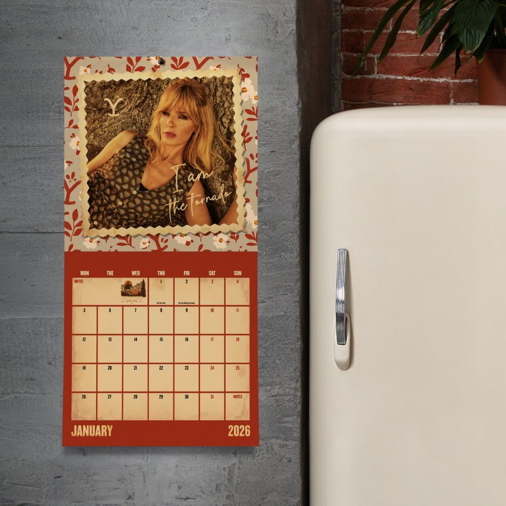 2026 Yellowstone - Square Wall Calendar