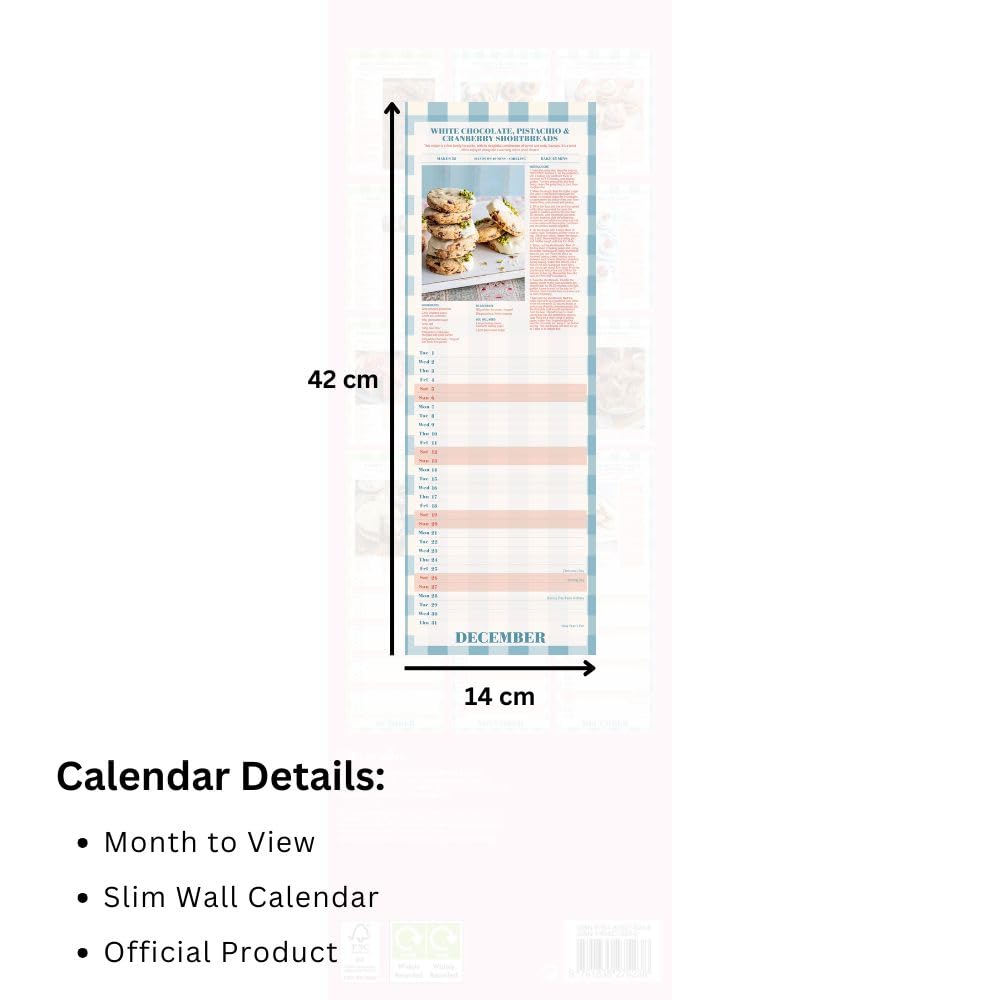 2026 The Great British Bake Off - Slim Wall Calendar