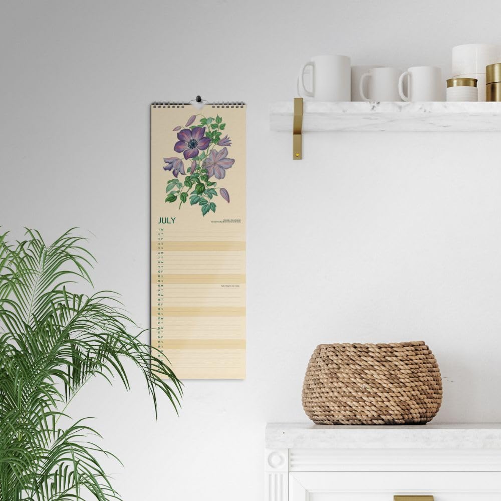 2026 RHS - Flowers - Slim Wall Calendar
