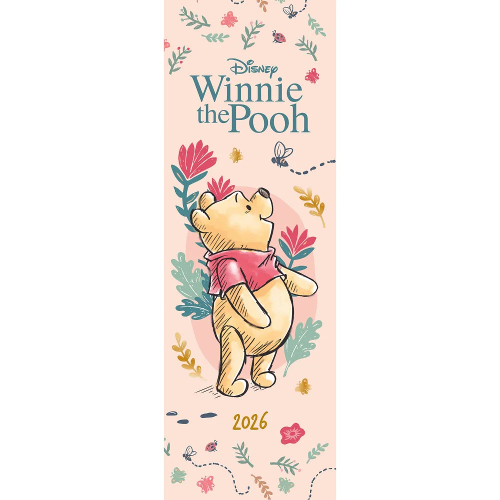 2026 Winnie The Pooh - Slim Wall Calendar