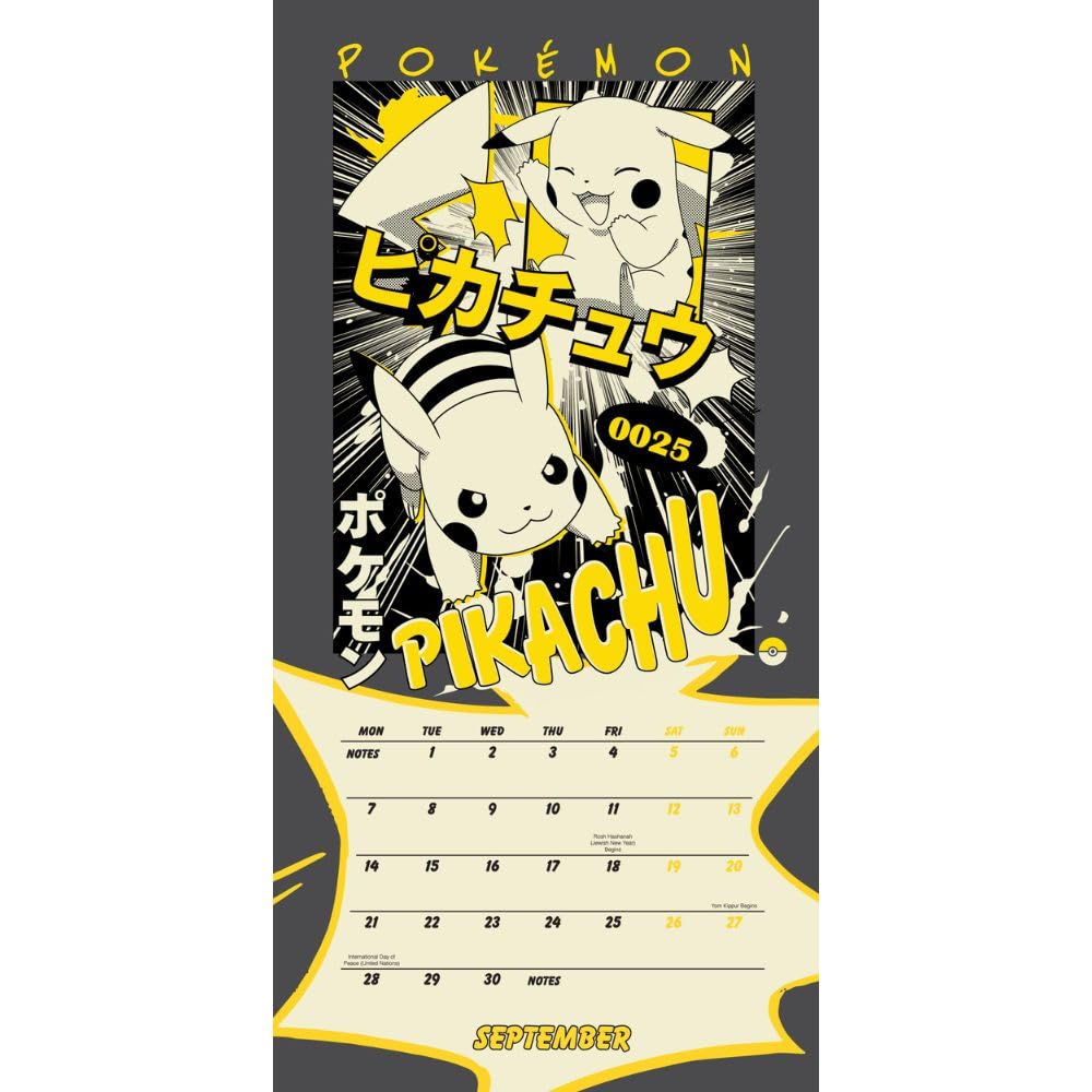 2026 Pokemon - Mini Wall Calendar