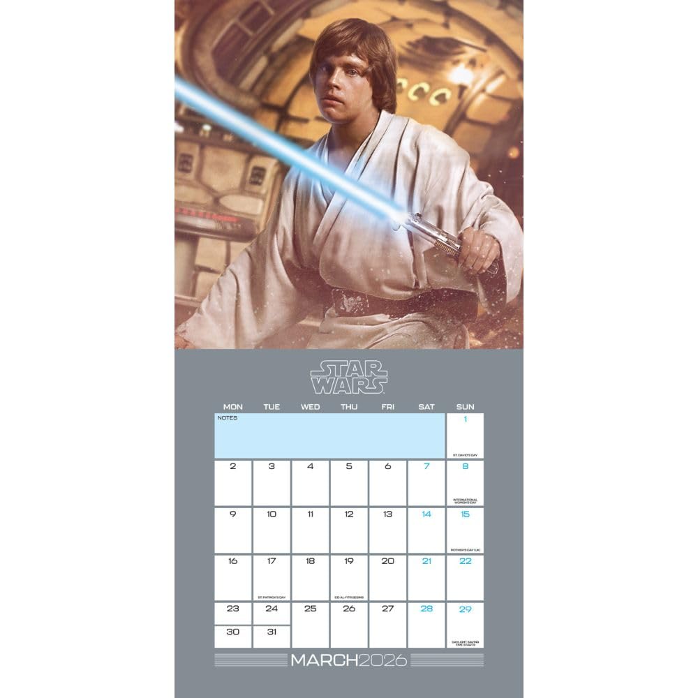 2026 Star Wars Classic - Mini Wall Calendar