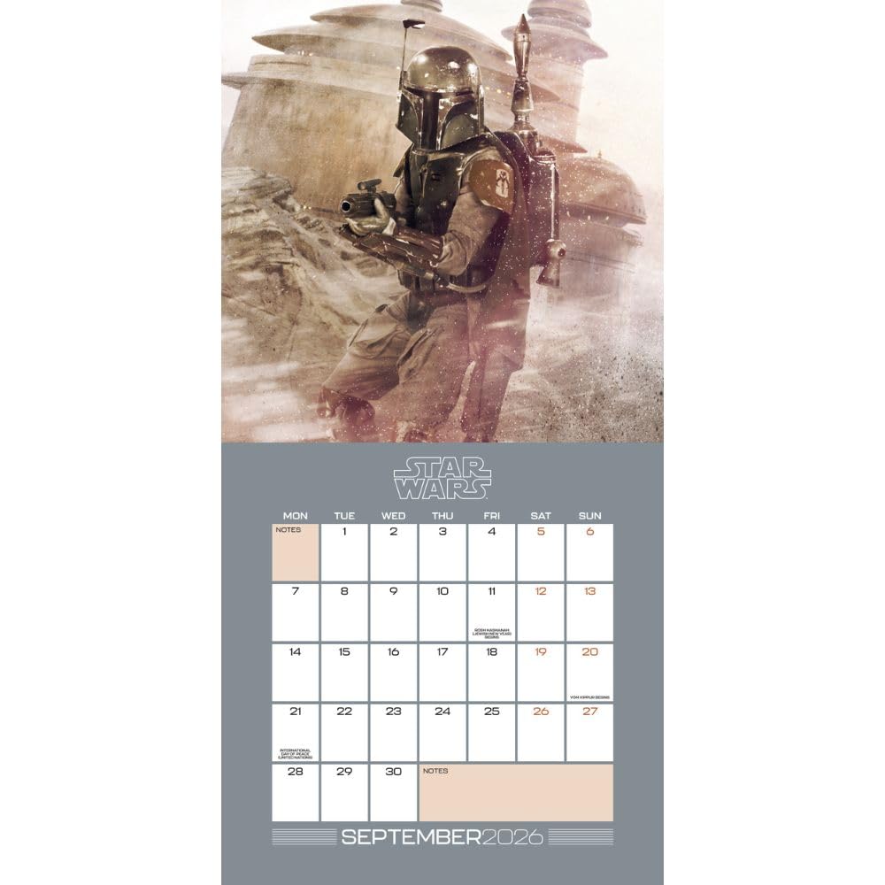 2026 Star Wars Classic - Mini Wall Calendar