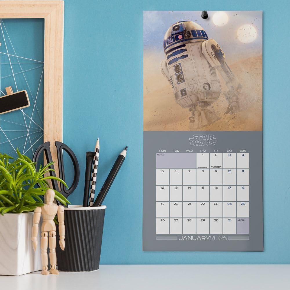 2026 Star Wars Classic - Mini Wall Calendar
