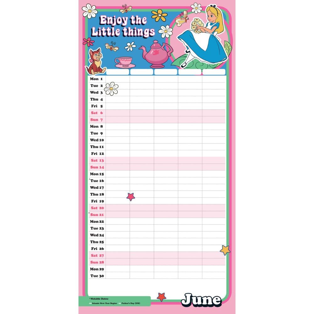 2026 Disney Classics - Family Organiser Calendar - Square Wall Calendar