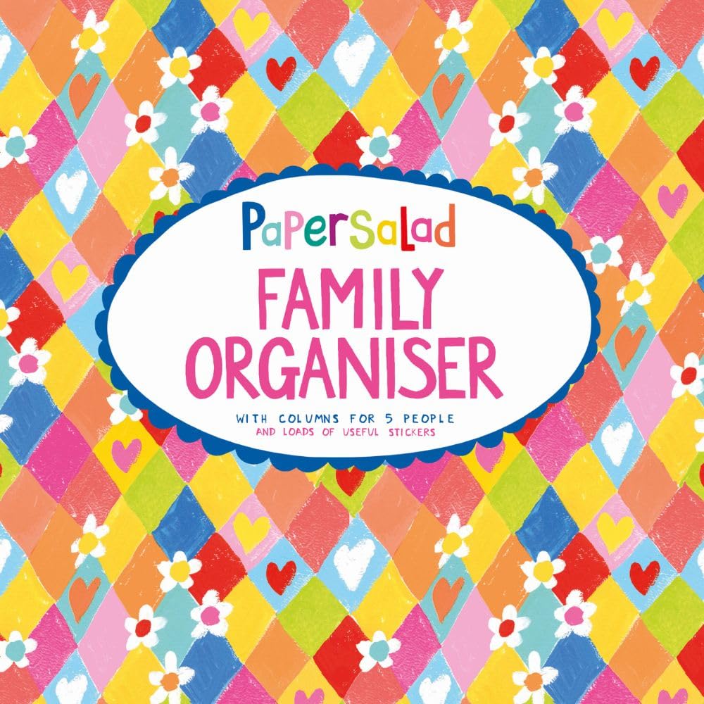2026 Paper Salad - Family Organiser Calendar - Square Wall Calendar