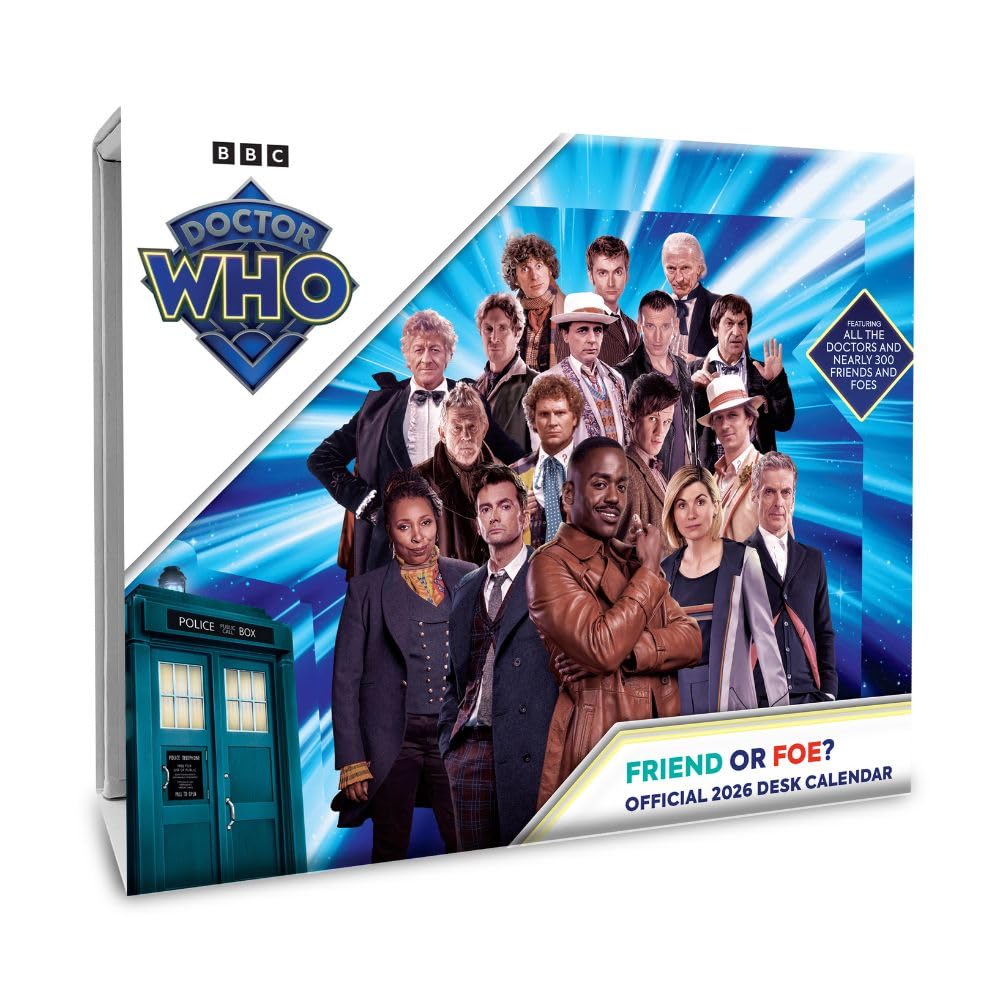 2026 Doctor Who - Daily Boxed Page-A-Day Calendar