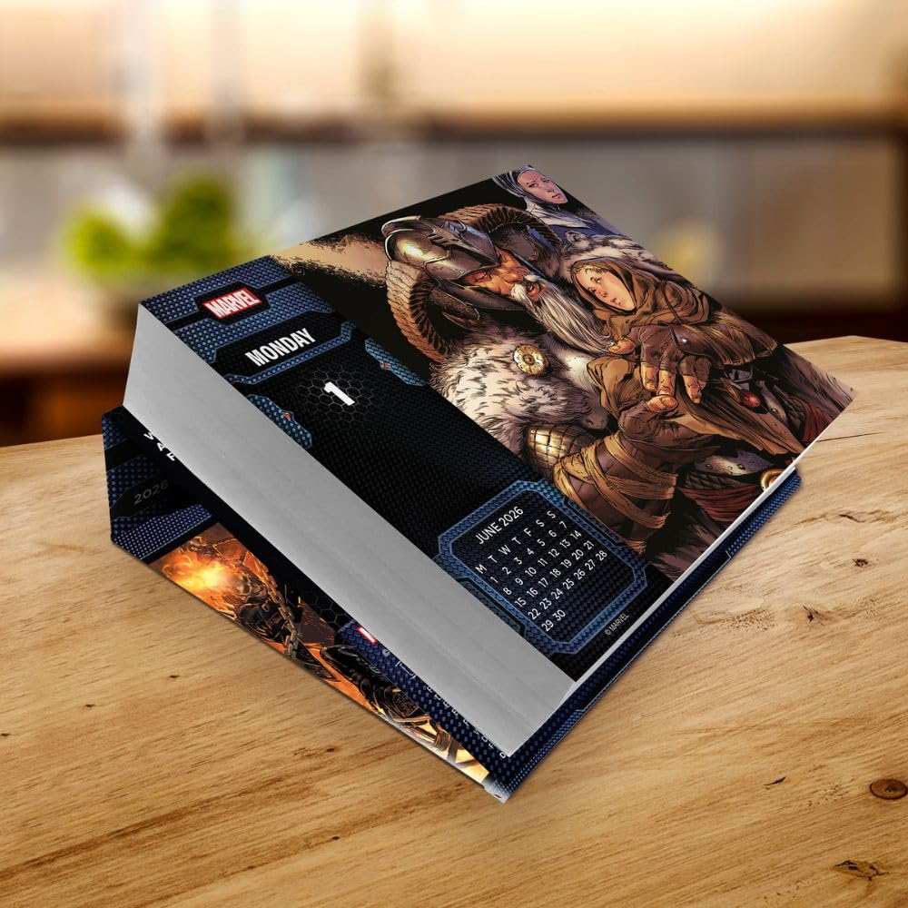 2026 Marvel - Daily Boxed Page-A-Day Calendar