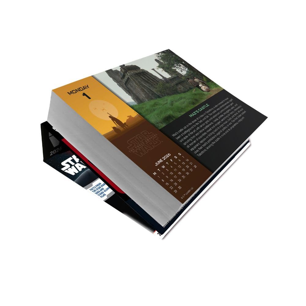 2026 Star Wars Classic - Daily Boxed Page-A-Day Calendar