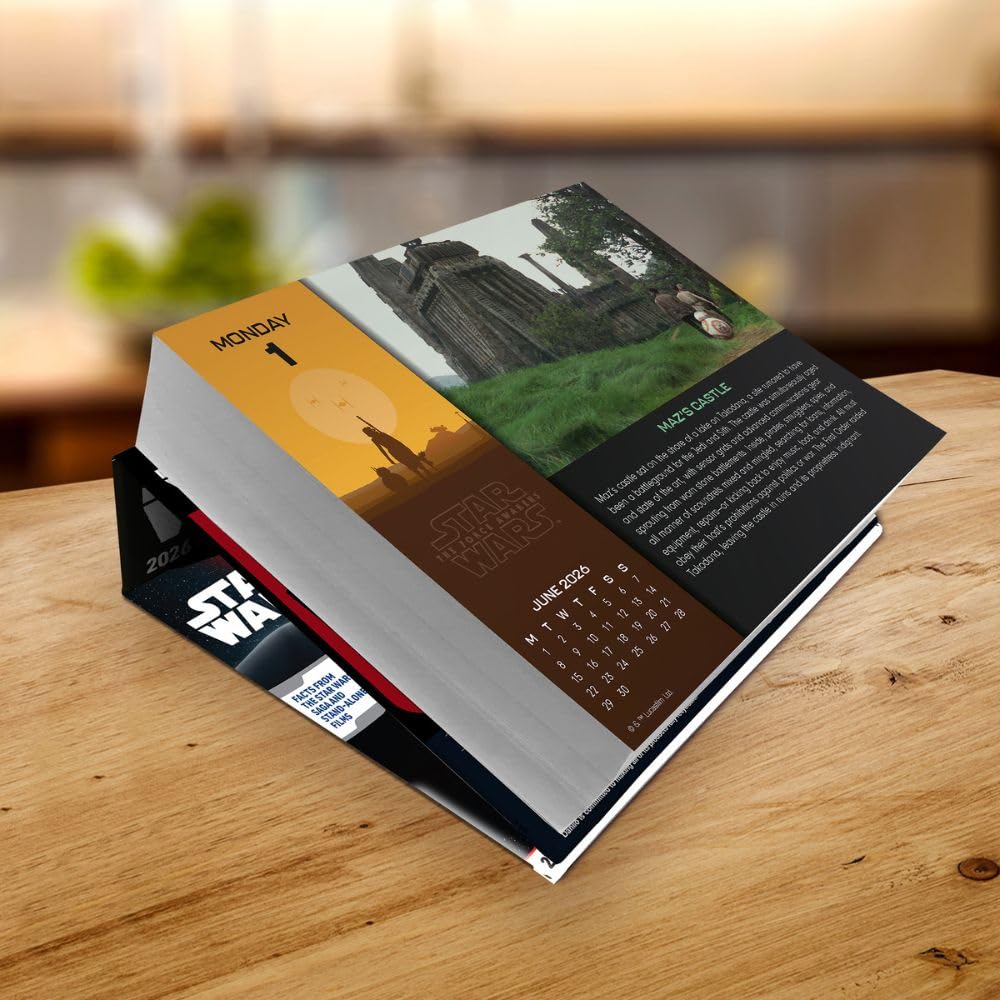 2026 Star Wars Classic - Daily Boxed Page-A-Day Calendar