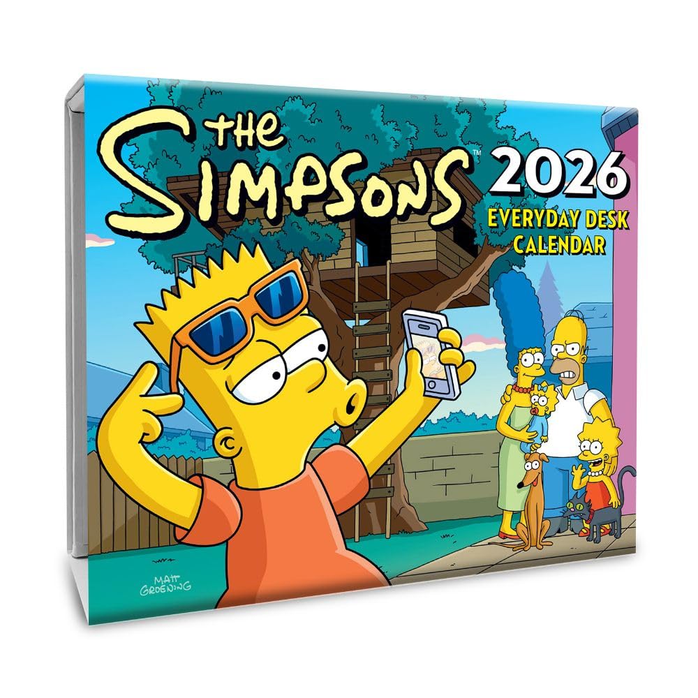 2026 The Simpsons - Daily Boxed Page-A-Day Calendar