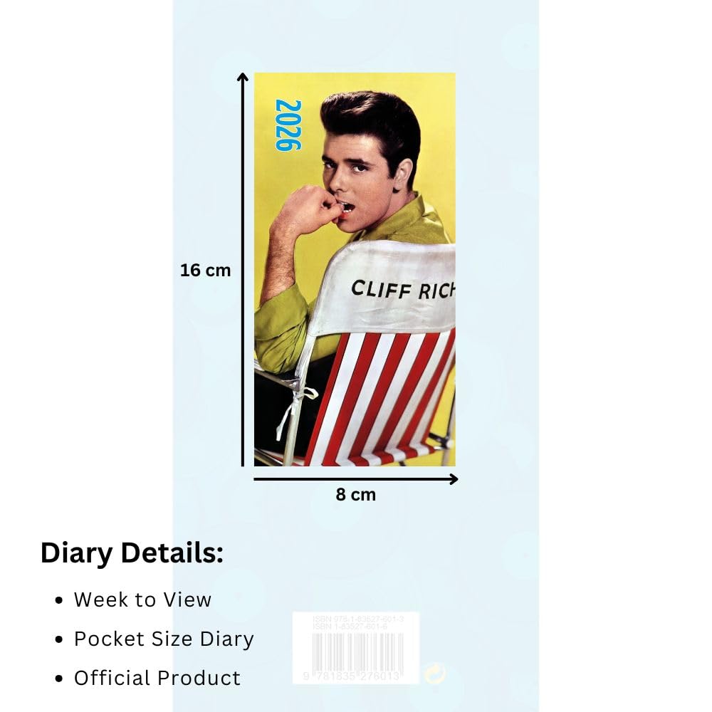 2026 Cliff Richard - Pocket Diary/Planner