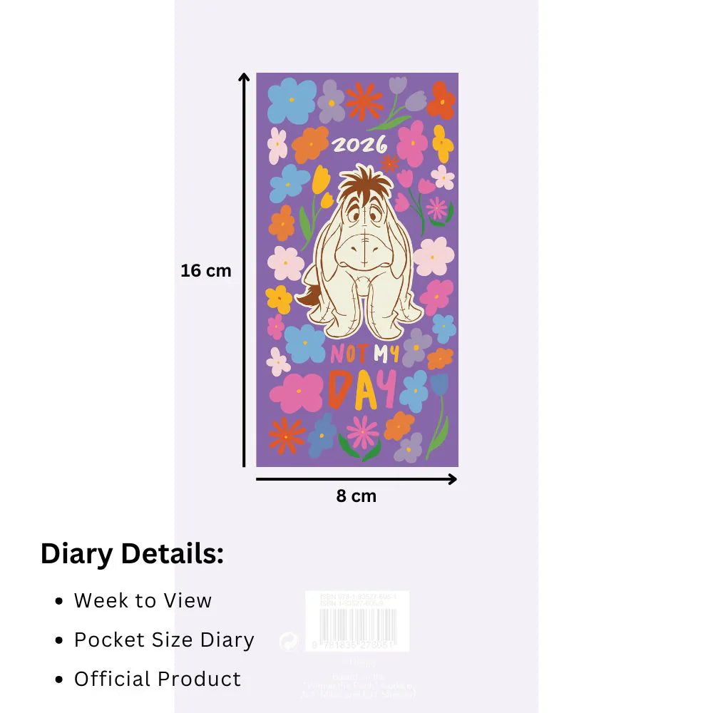 2026 Eeyore - Weekly Pocket Diary/Planner