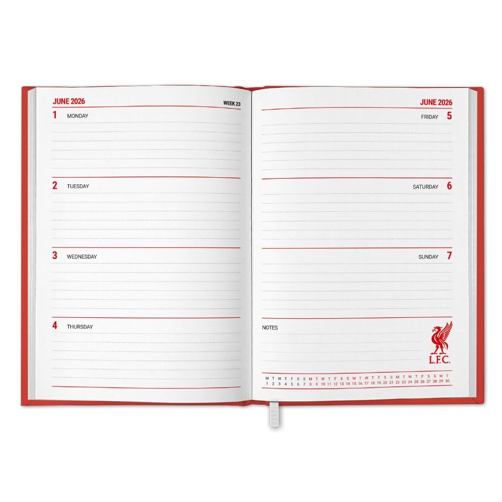 2026 Liverpool FC - Weekly Diary/Planner