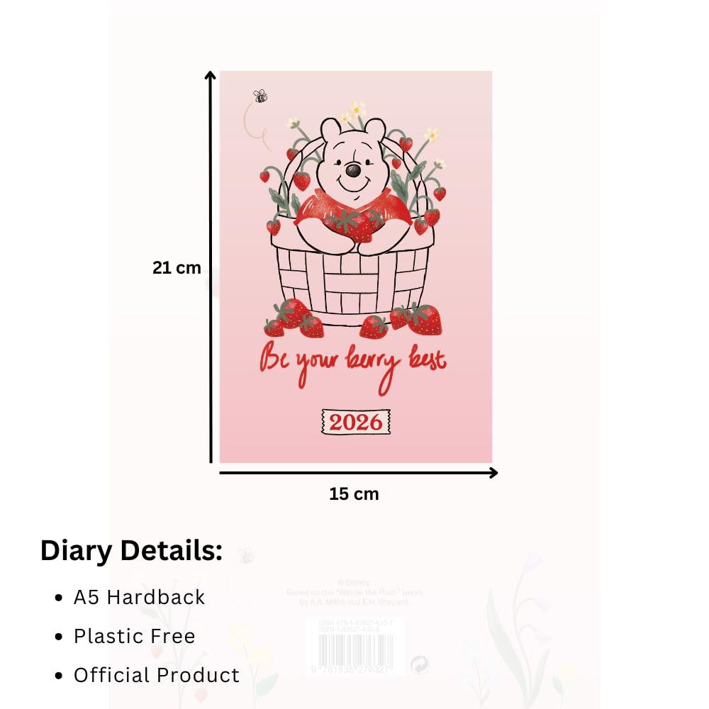 2026 Winnie The Pooh Sketchbook - Weekly Diary/Planner
