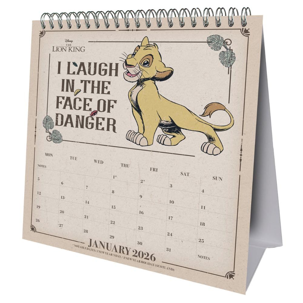 2026 Disney Heritage - Desk Easel Calendar