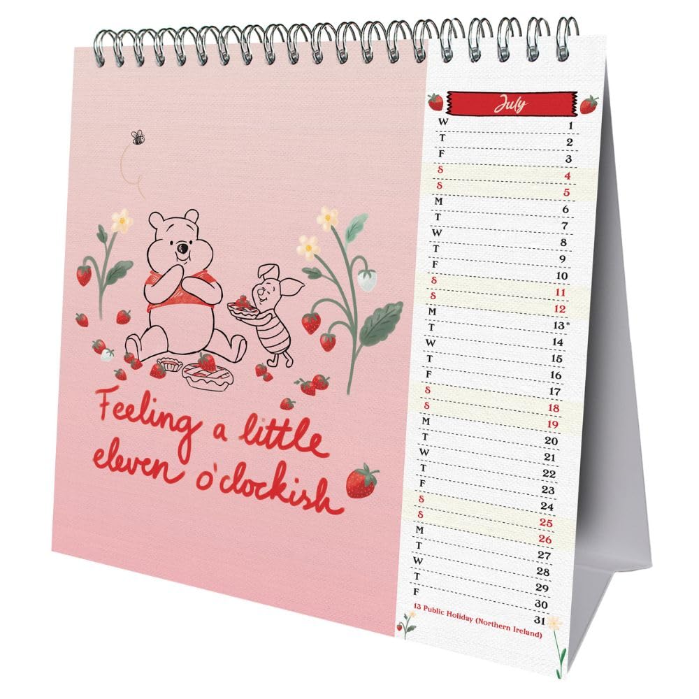 2026 Winnie The Pooh - Desk Easel Calendar