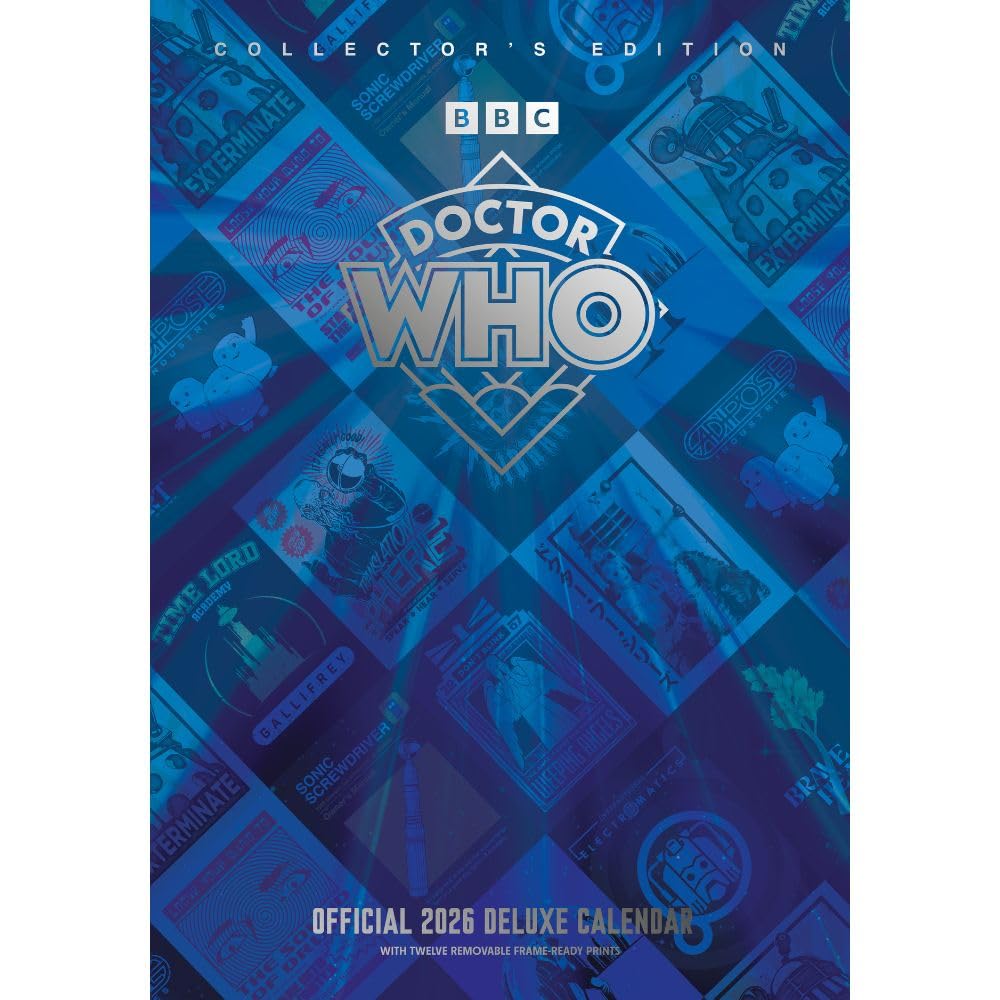 2026 Doctor Who Classic - A3 Deluxe Wall Calendar