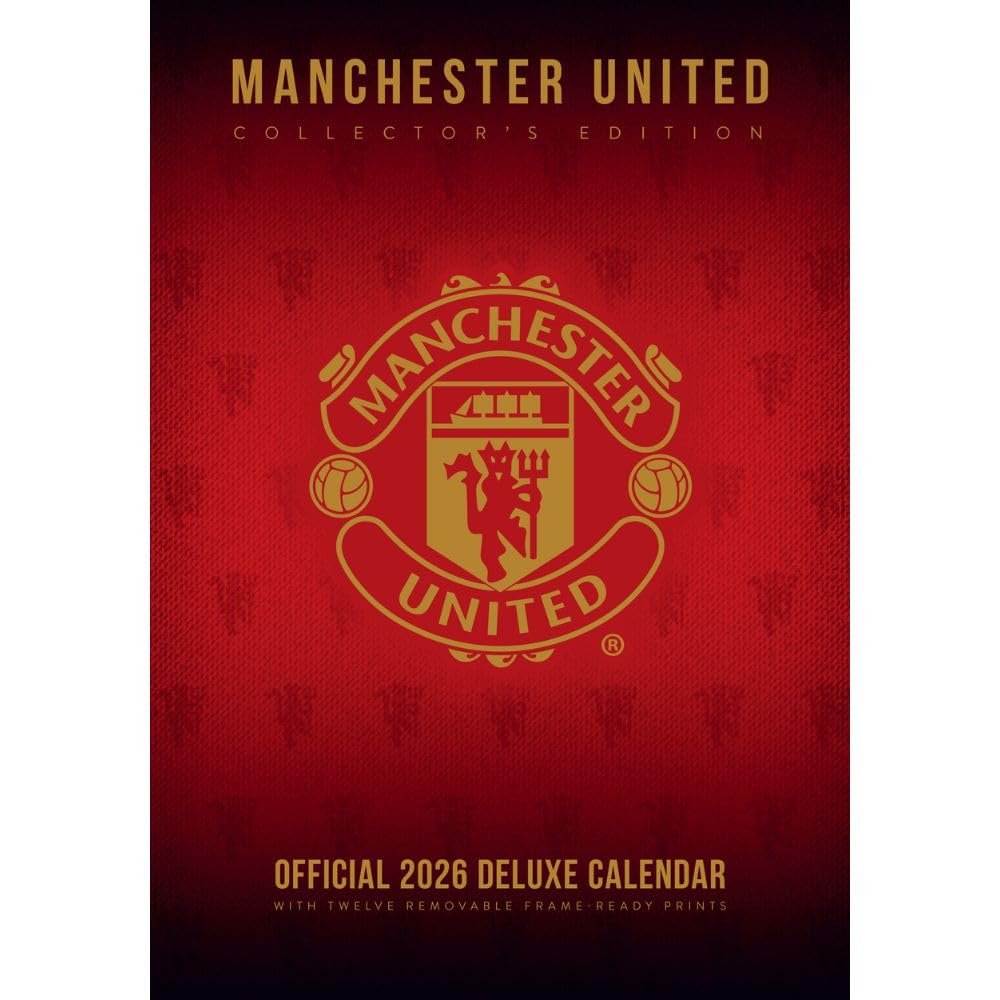 2026 Manchester United FC - A3 Deluxe Wall Calendar