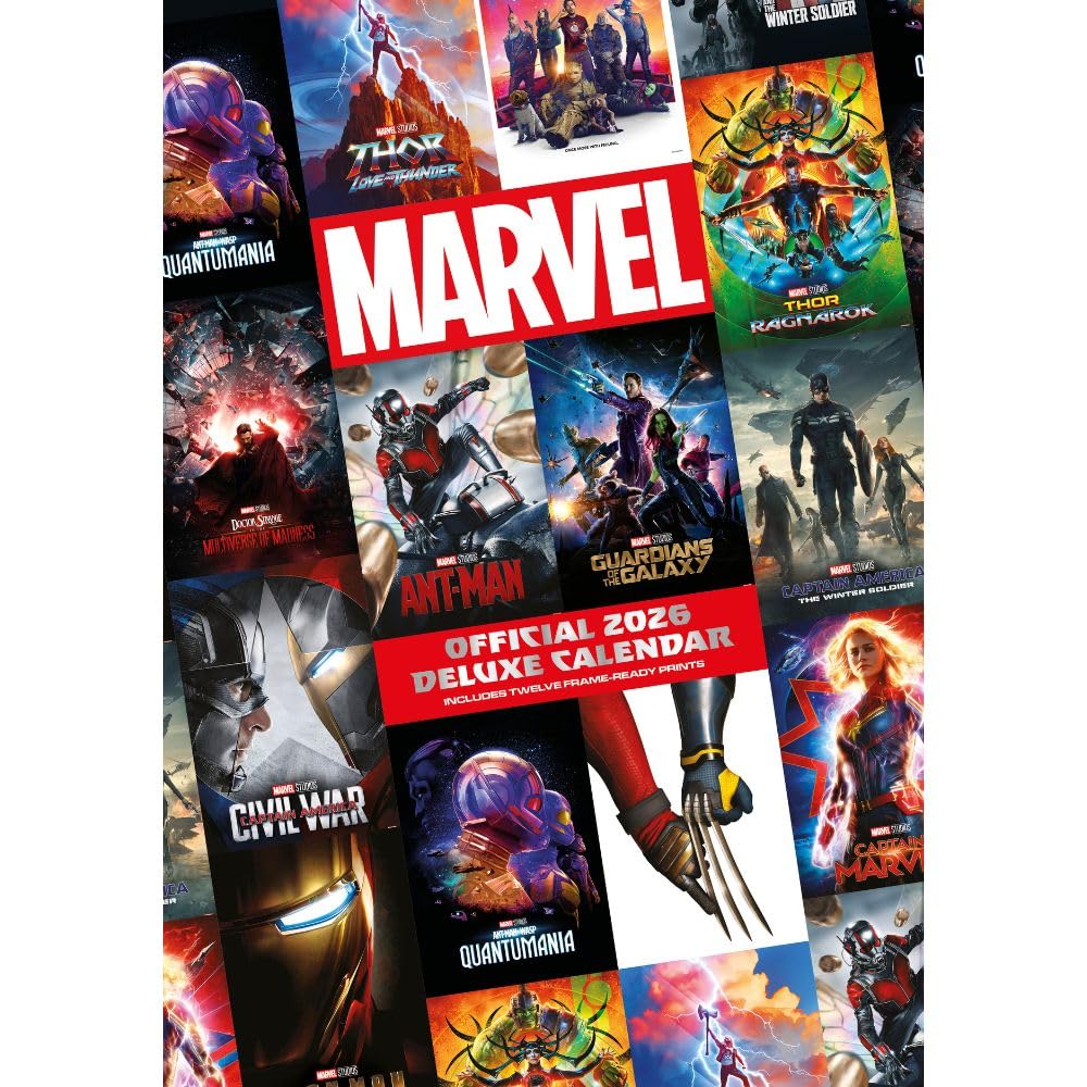 2026 Marvel - A3 Deluxe Wall Calendar