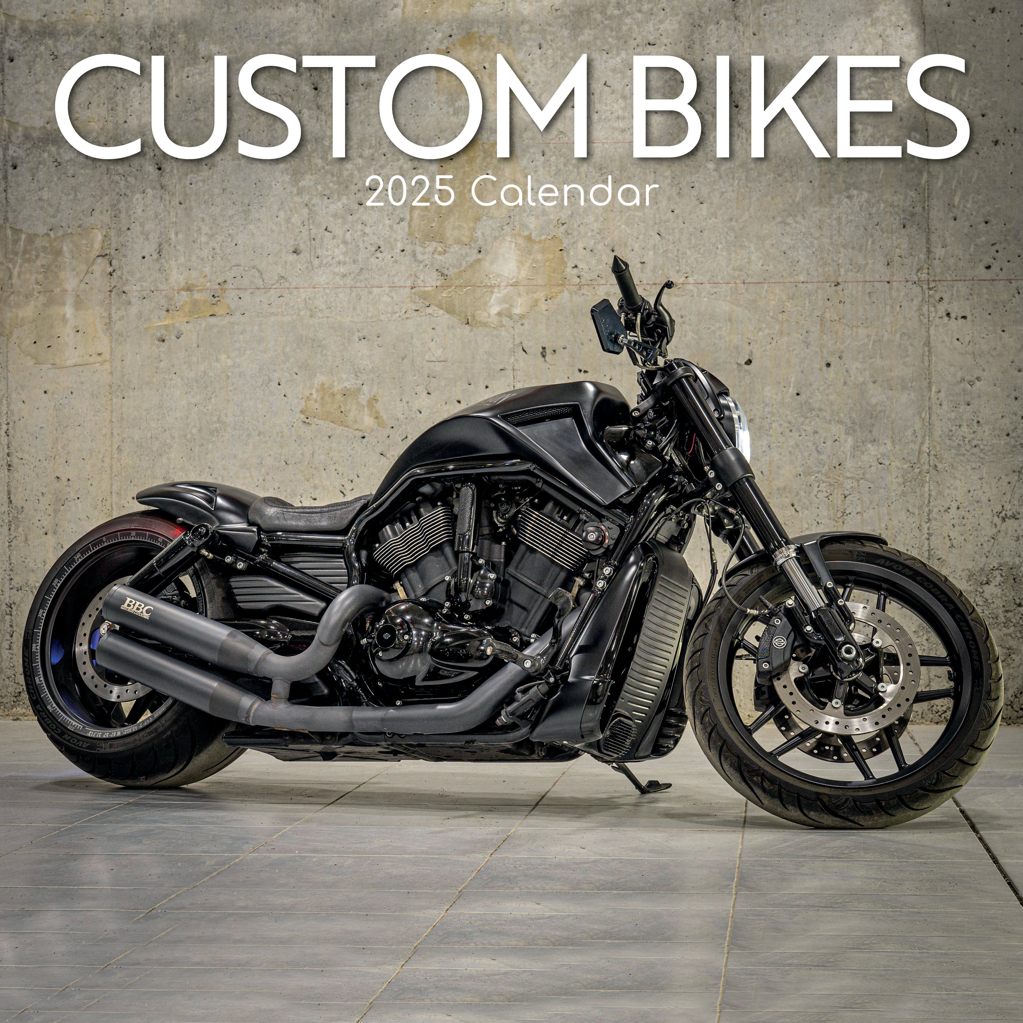 2025 Custom Bikes - Square Wall Calendar