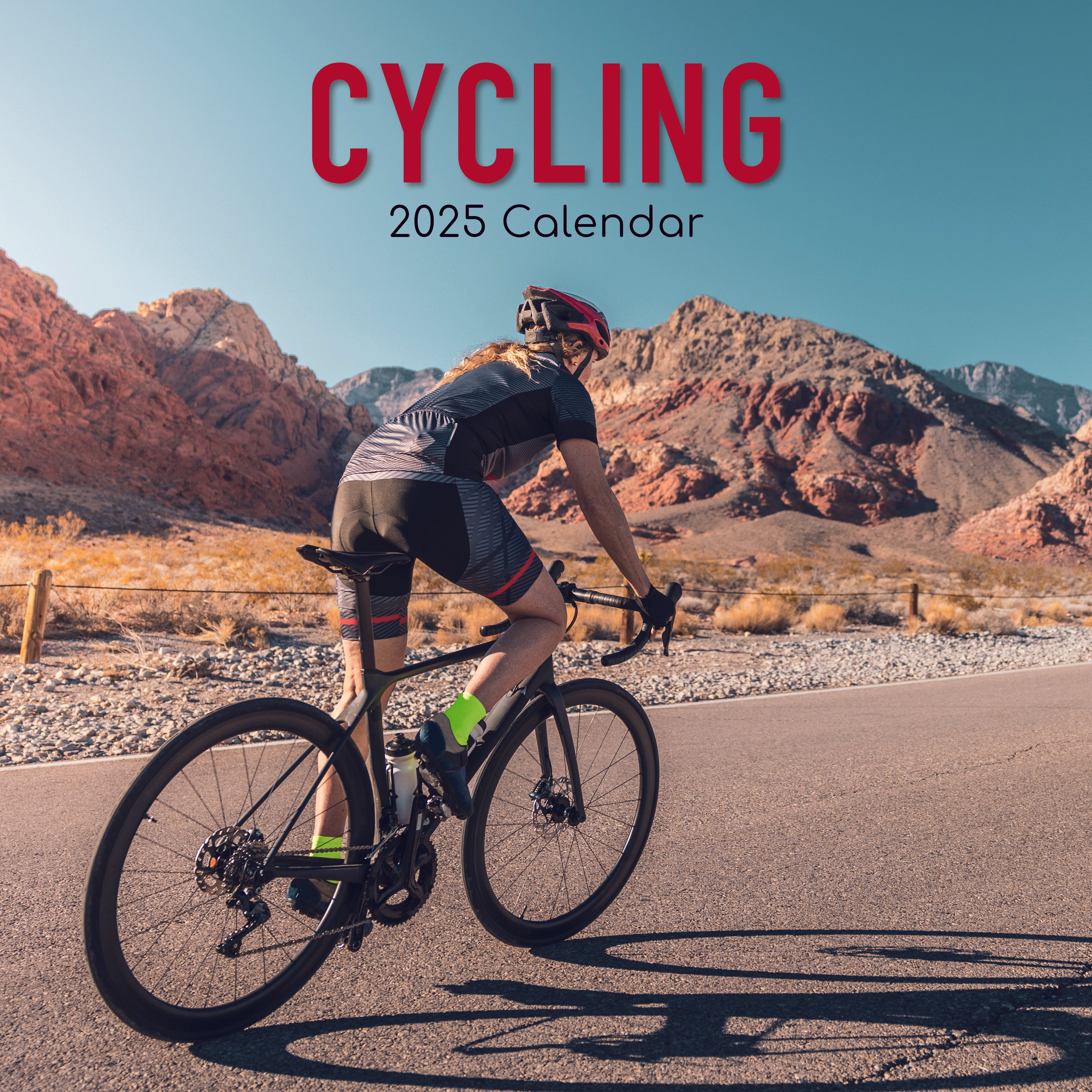 2025 Cycling - Square Wall Calendar