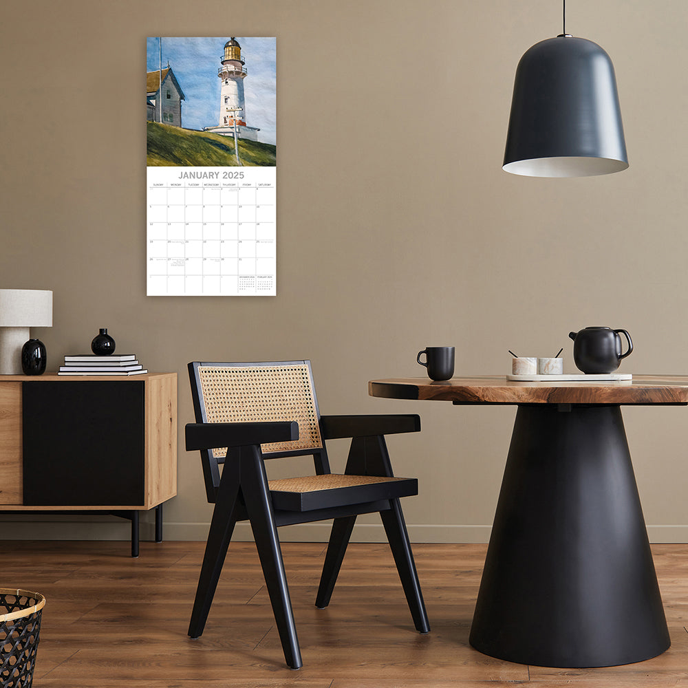 2025 Edward Hopper - Square Wall Calendar