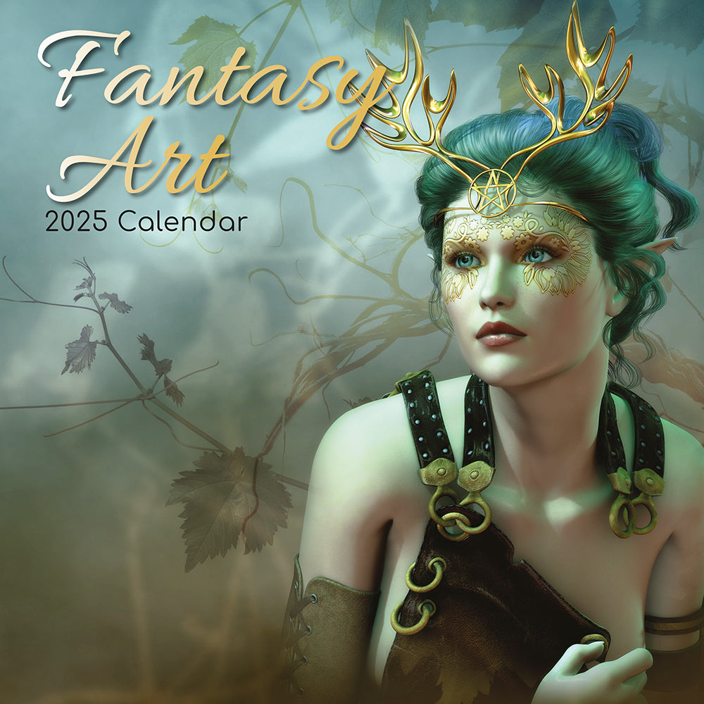 2025 Fantasy Art - Square Wall Calendar