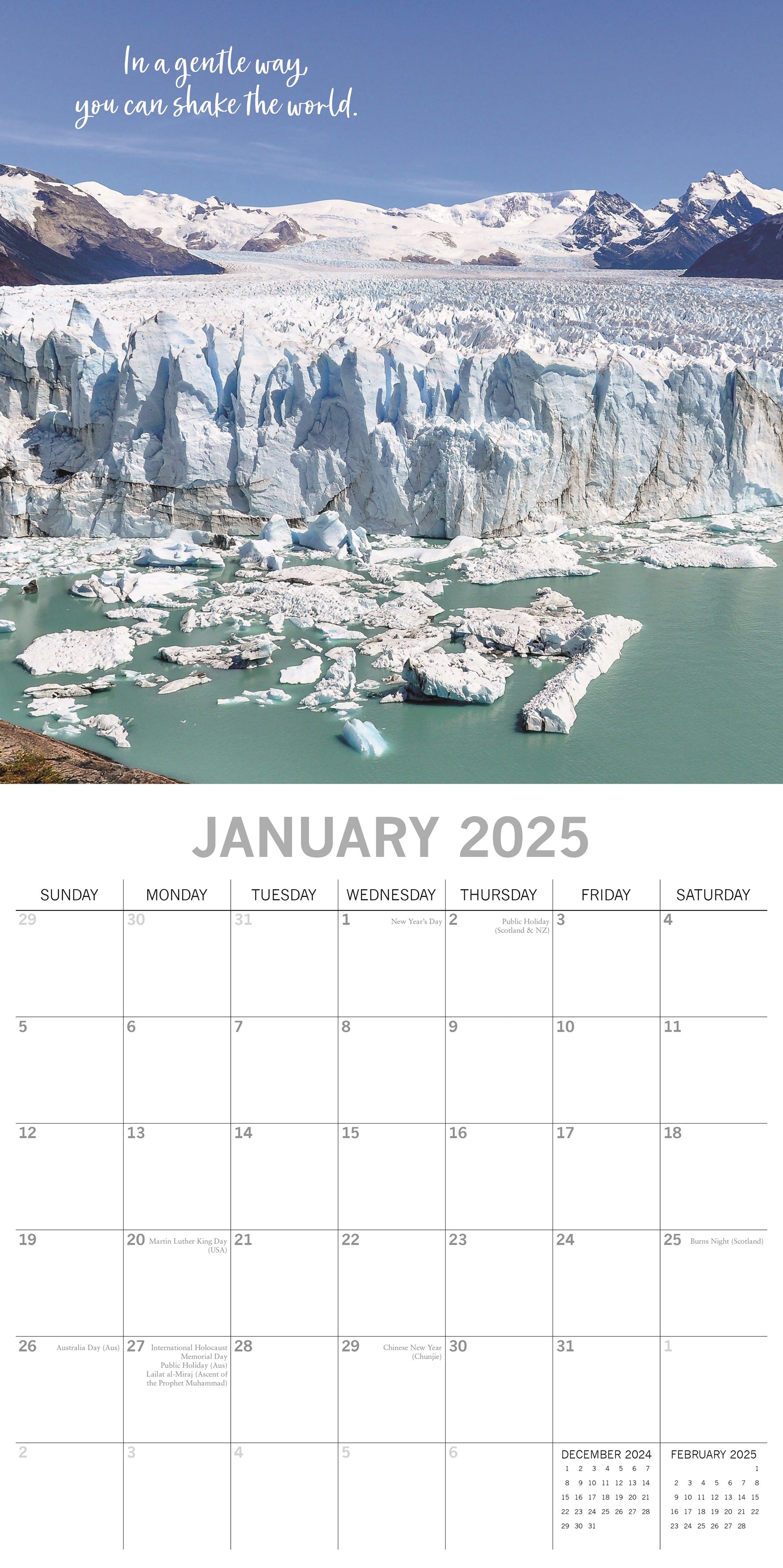 2025 Inspiration - Square Wall Calendar