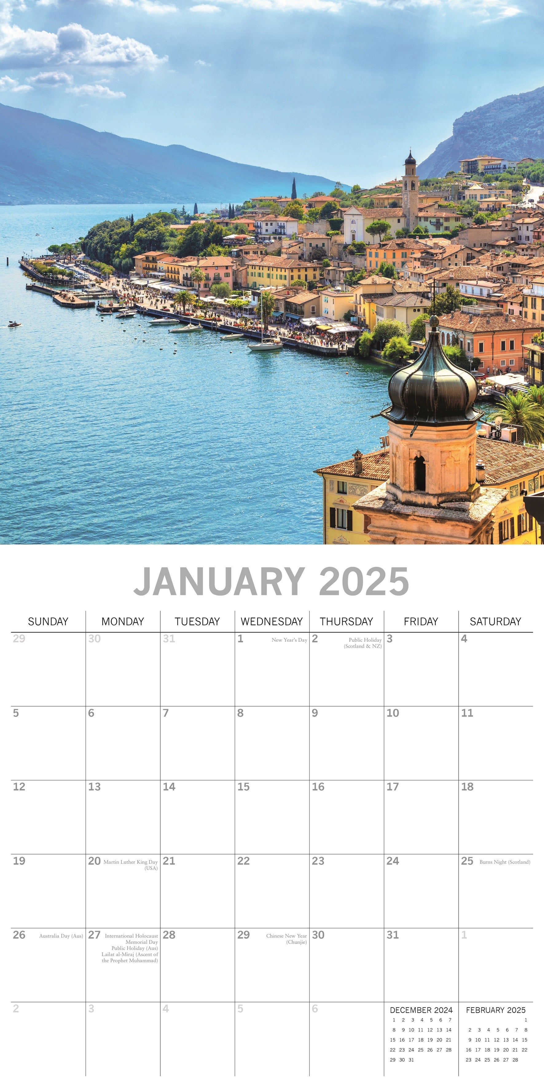 2025 Italy - Square Wall Calendar