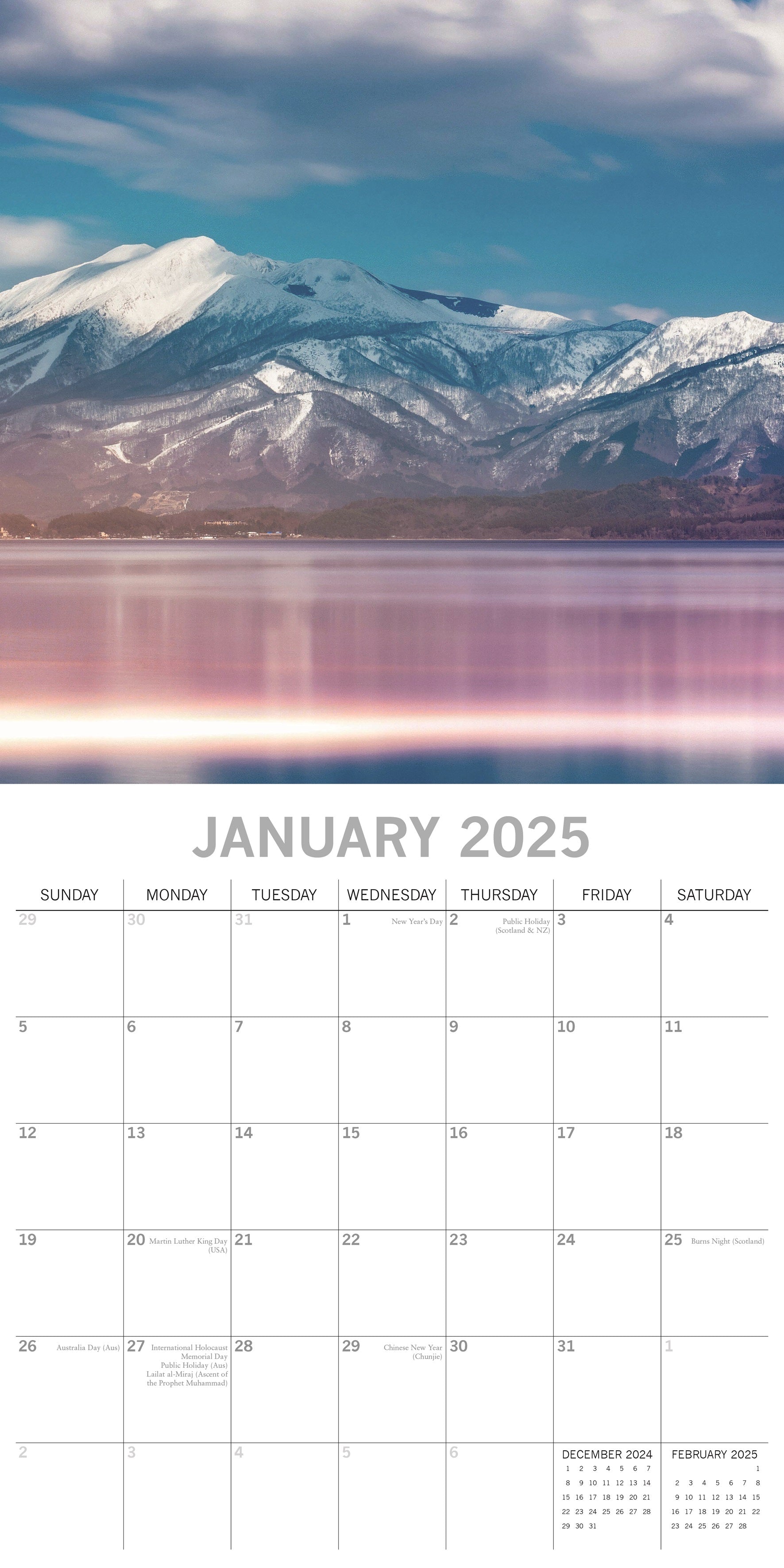 2025 Japan - Square Wall Calendar