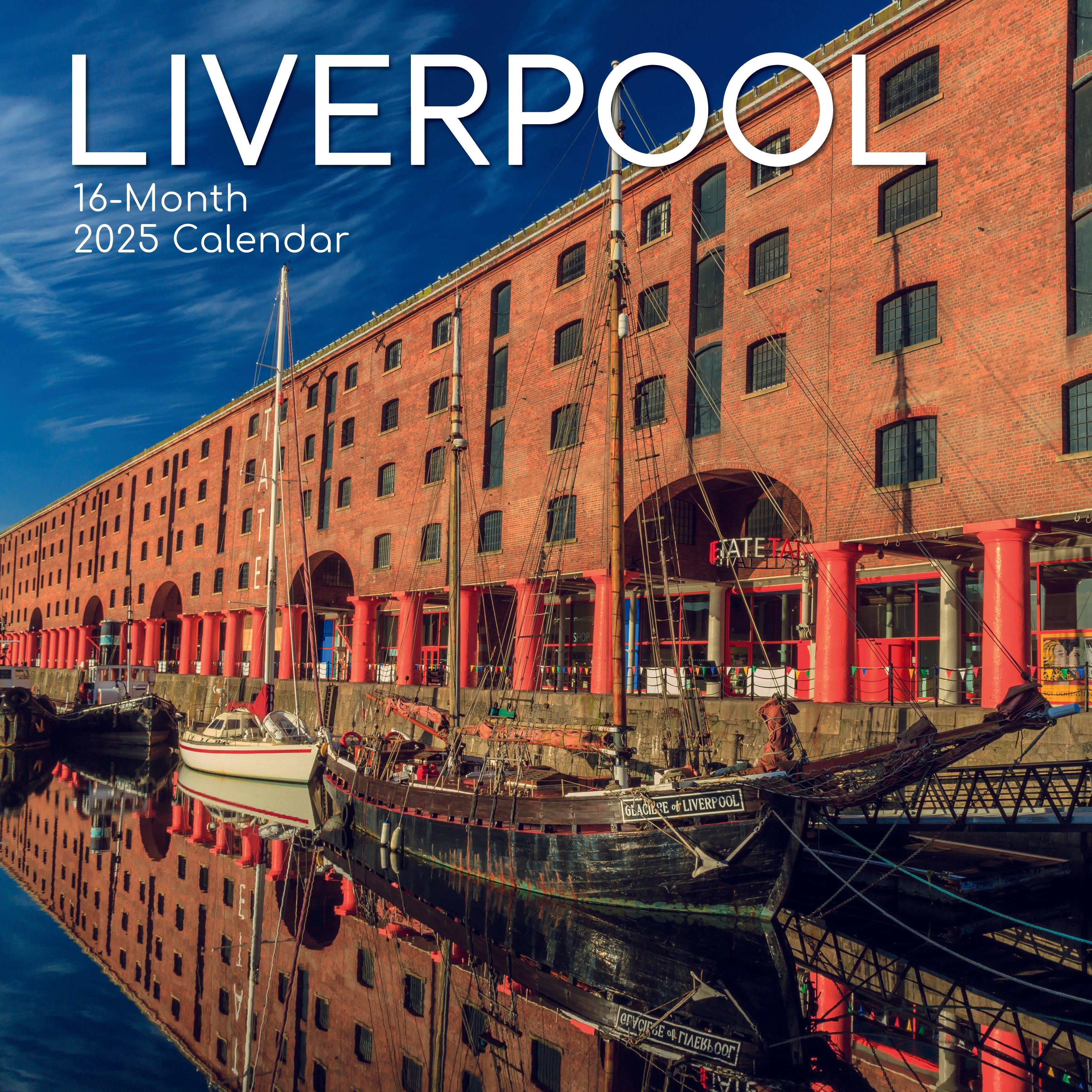 2025 Liverpool - Square Wall Calendar