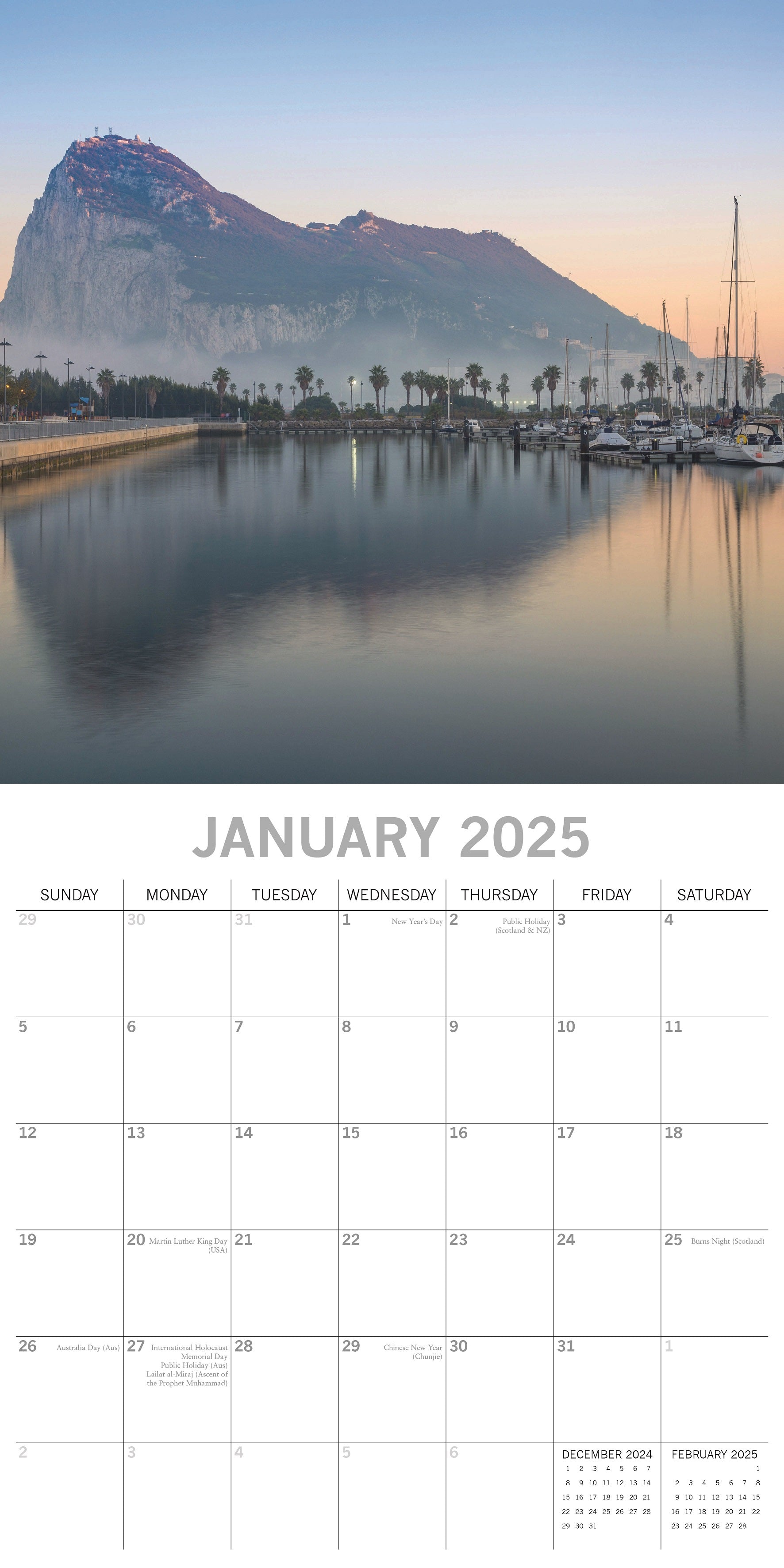 2025 Mediterranean - Square Wall Calendar