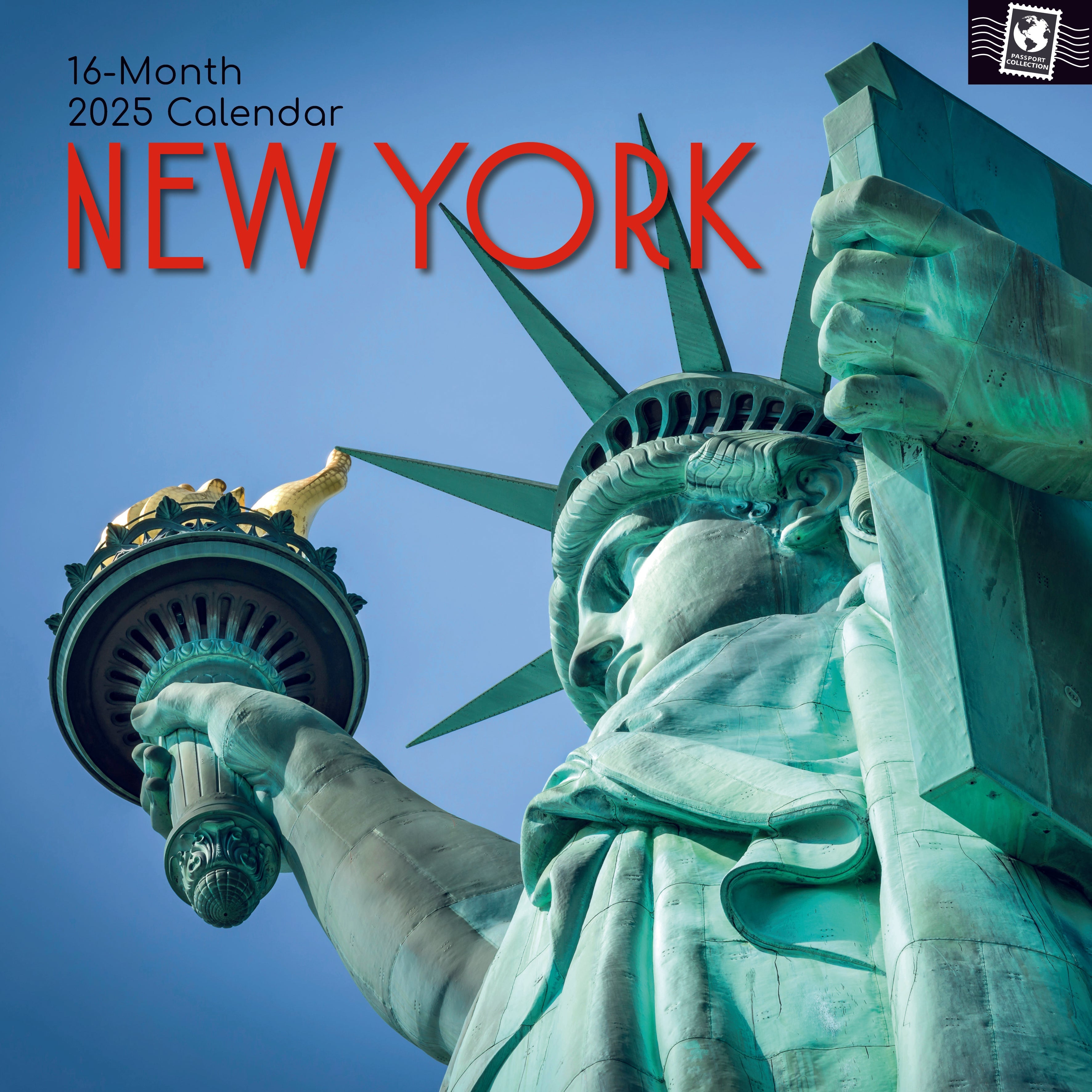 2025 New York - Square Wall Calendar