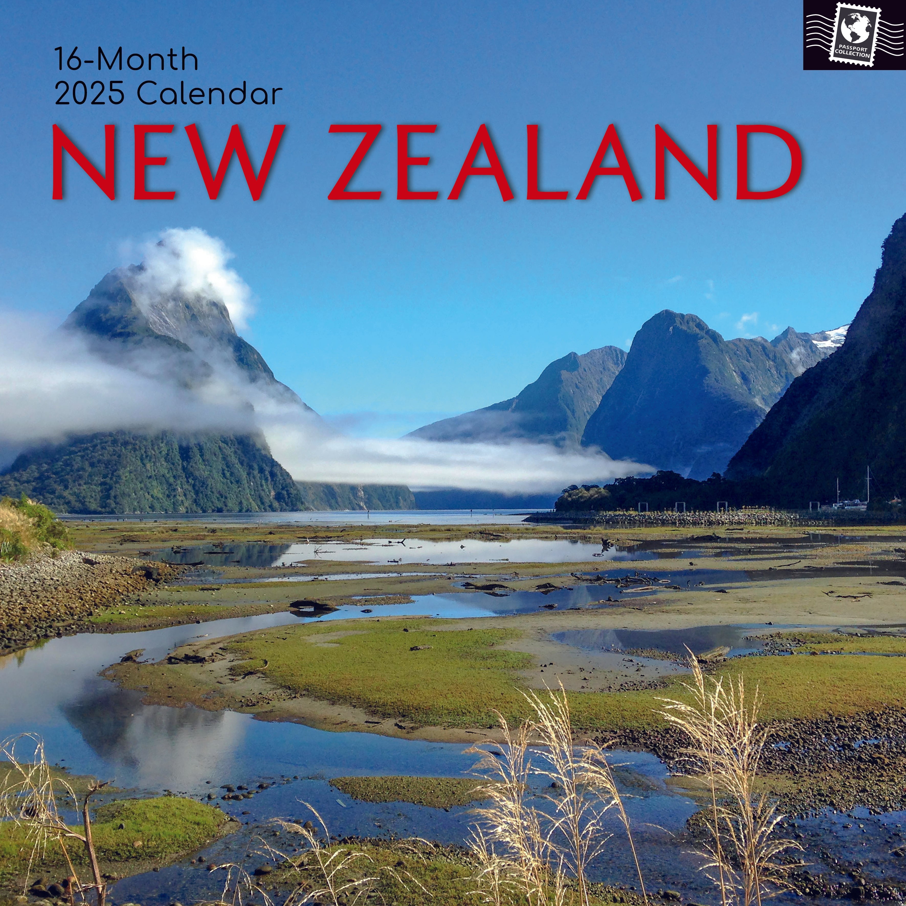 2025 New Zealand - Square Wall Calendar