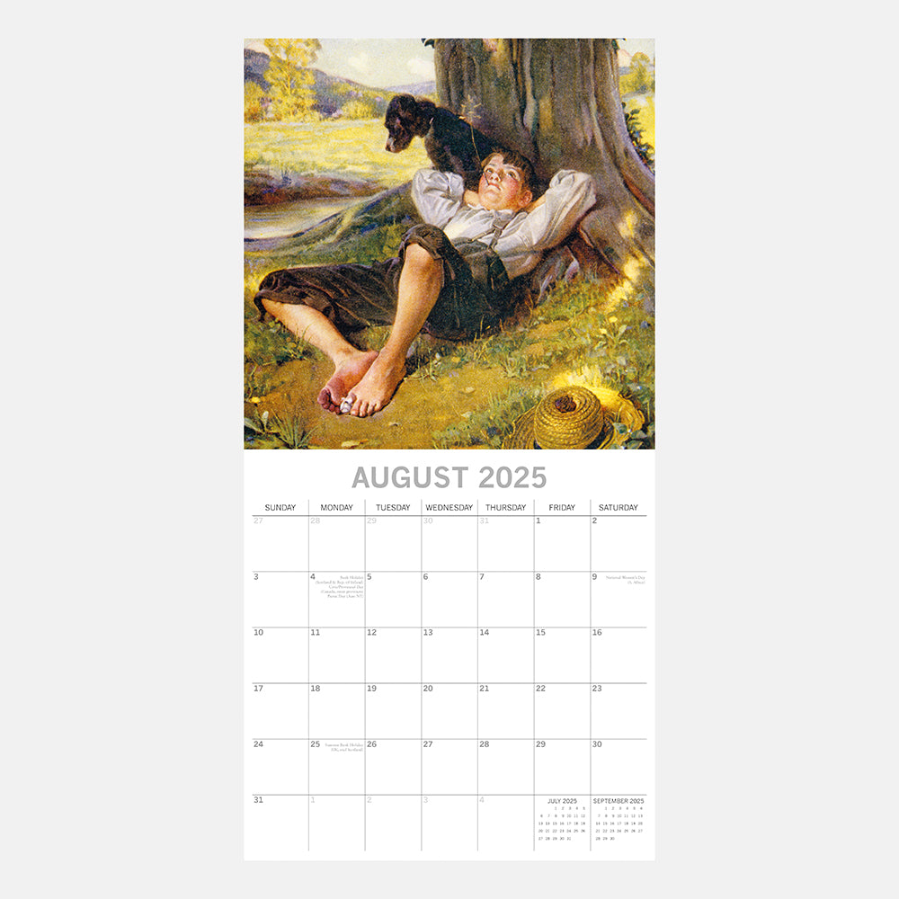 2025 Norman Rockwell - Square Wall Calendar