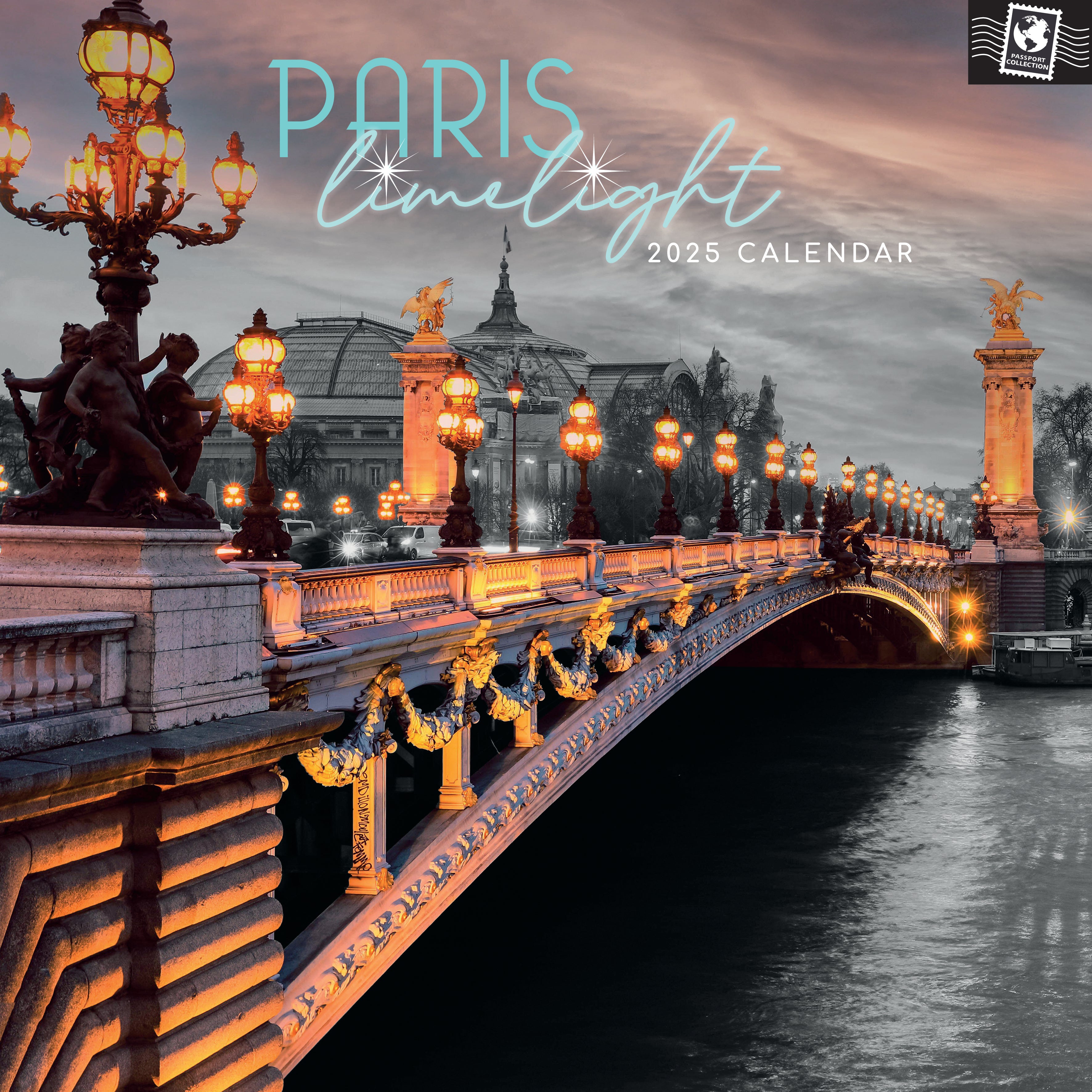 2025 Paris Limelight - Square Wall Calendar