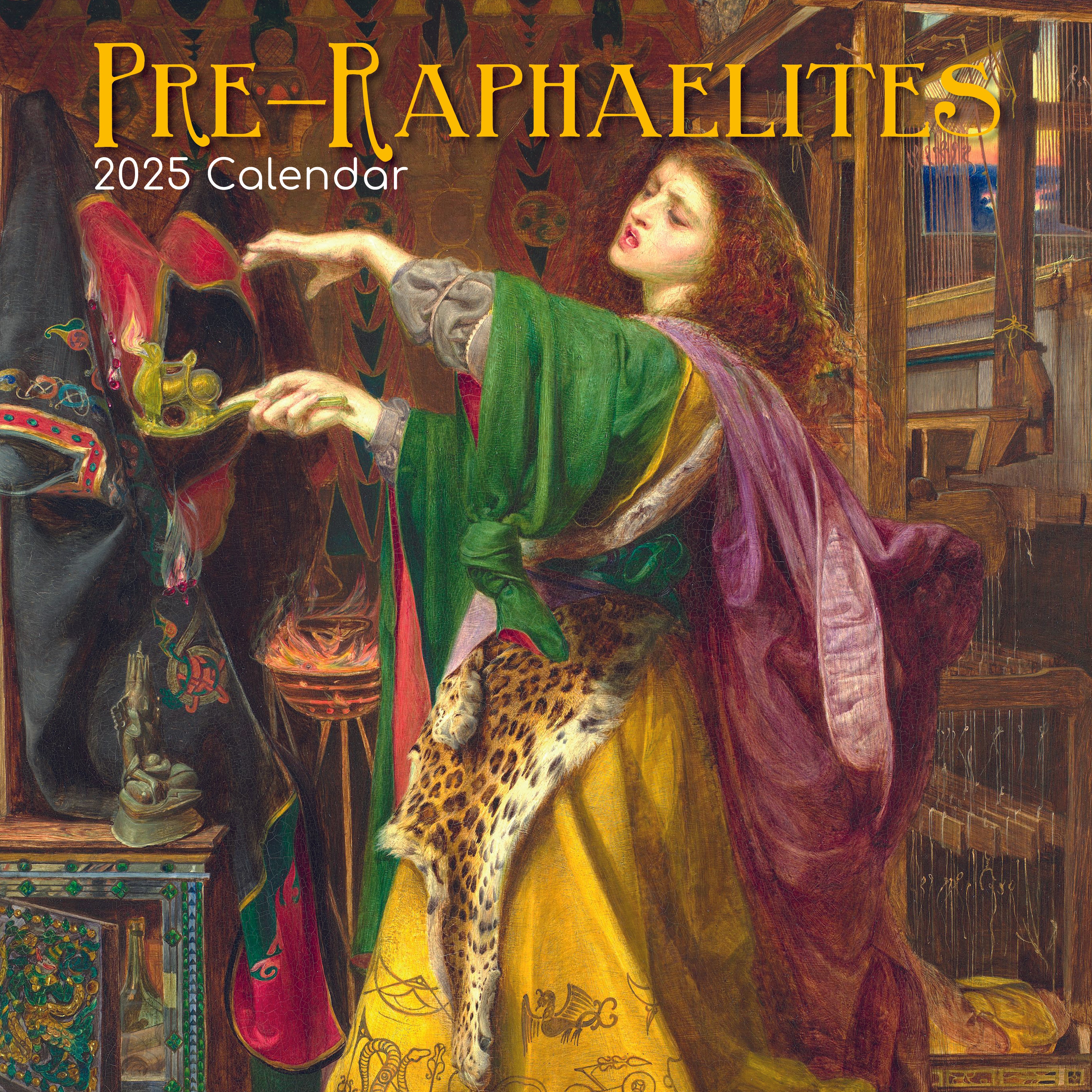 2025 Pre-Raphaelites - Square Wall Calendar